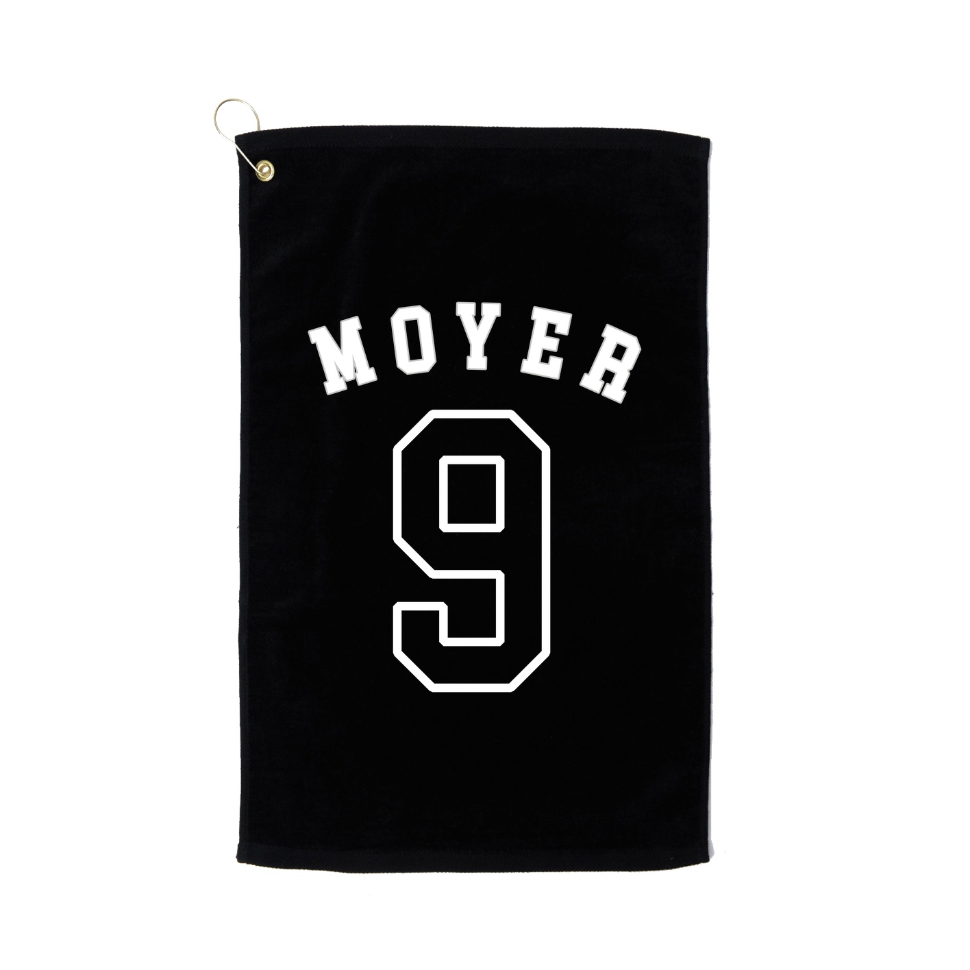 Golf Towel — Shirsey Arch in Black