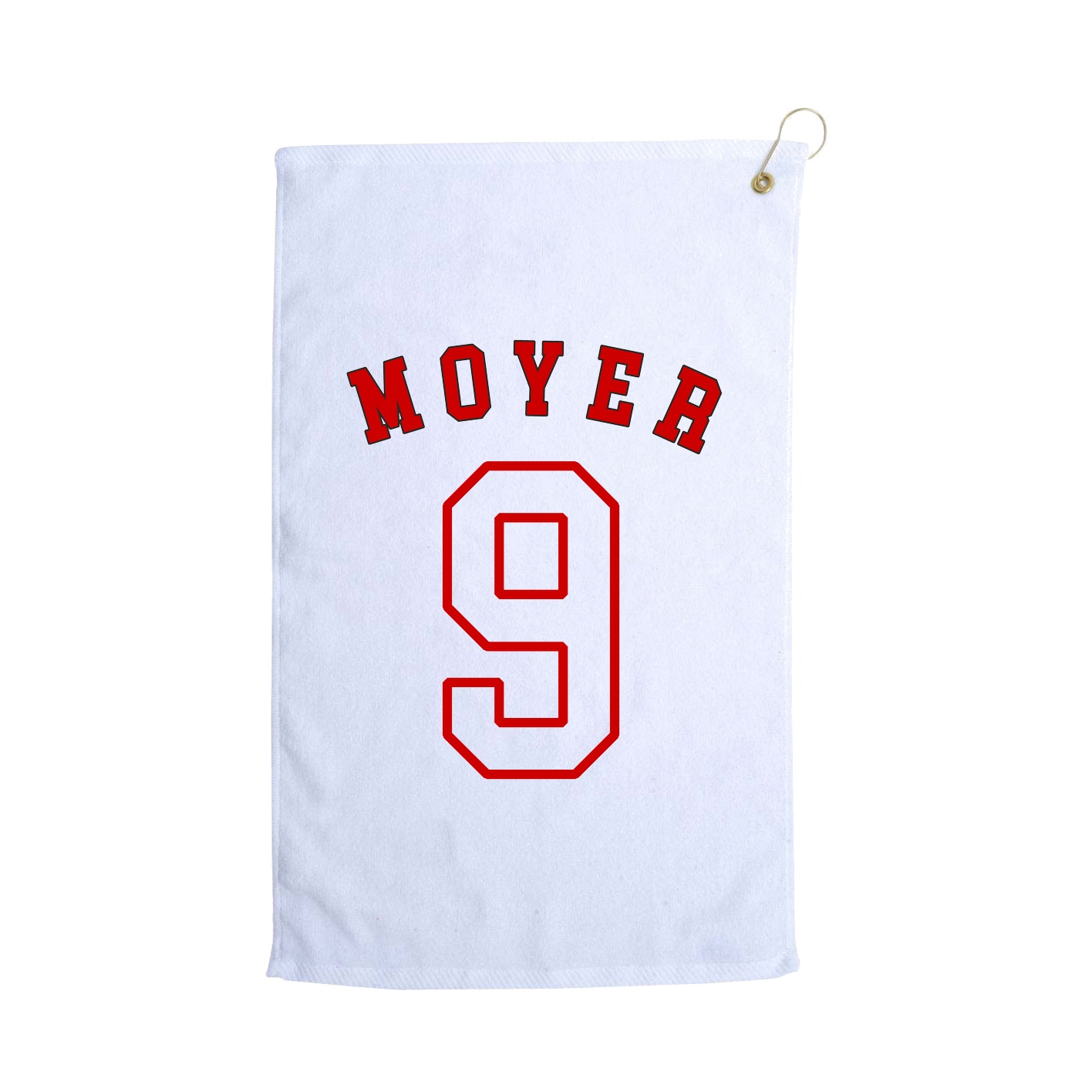 Golf Towel — Shirsey Arch in White