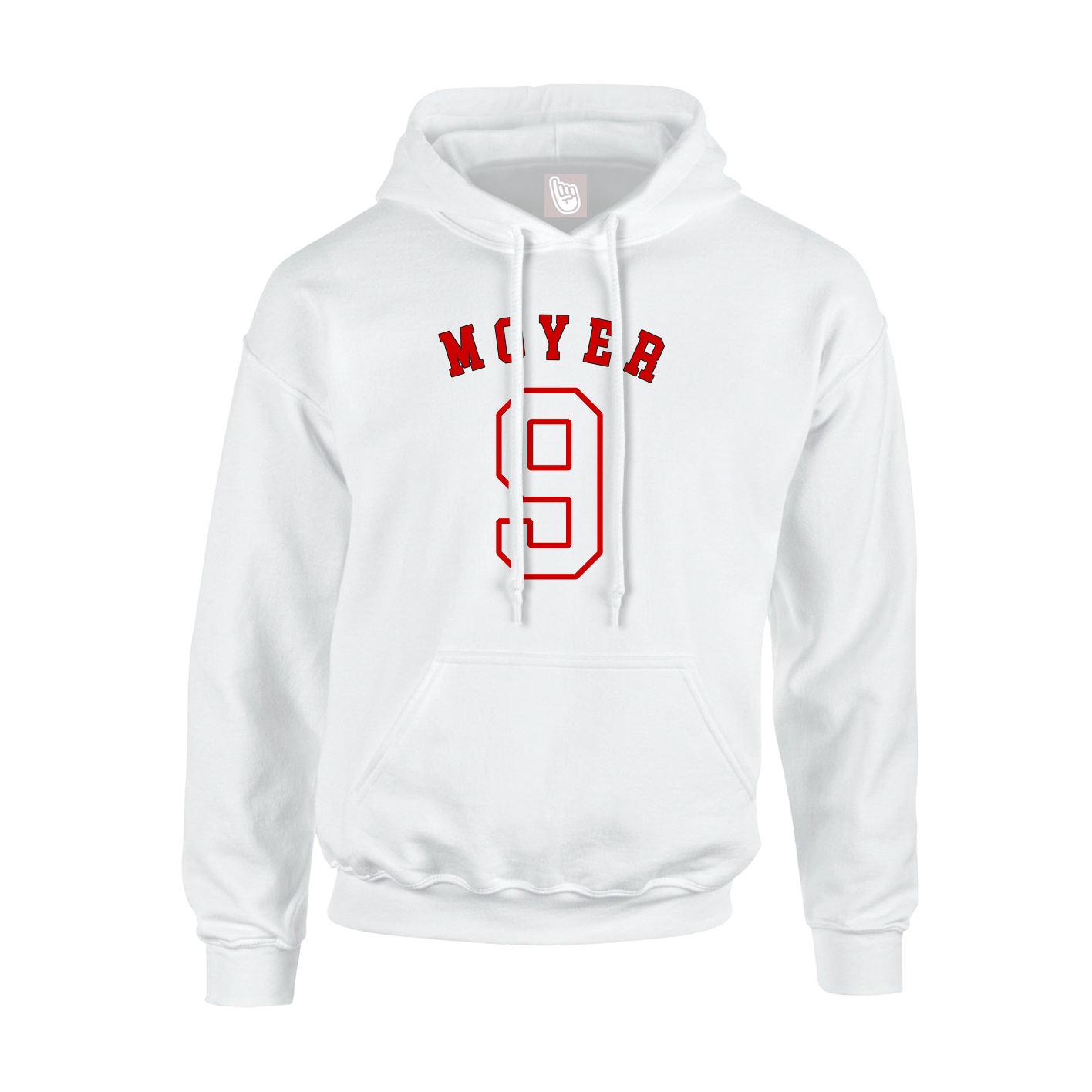 Hoodie — Shirsey Arch in White