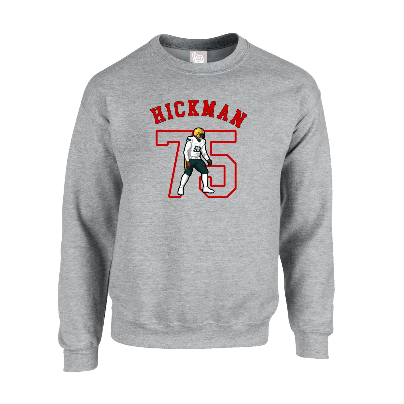 Fleece Crew — Shirsey Arch in Grey