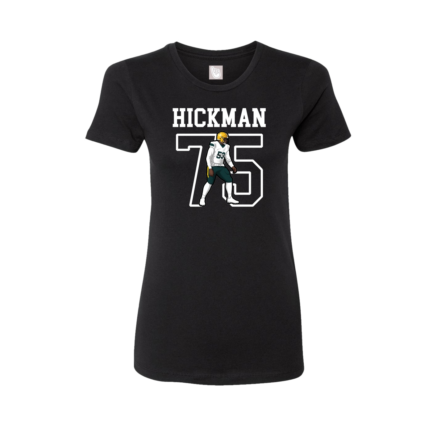Fitted Women's Tee — Shirsey in Black