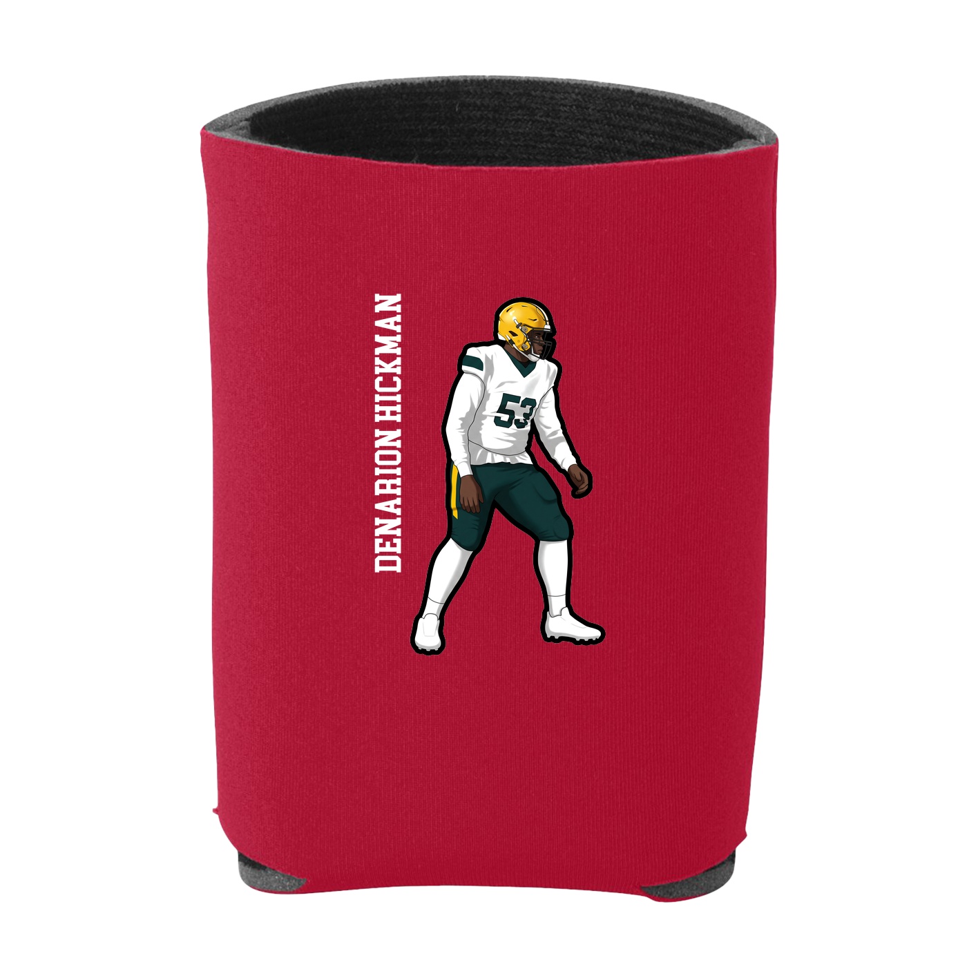 Can Holder — Name Vertical in Red