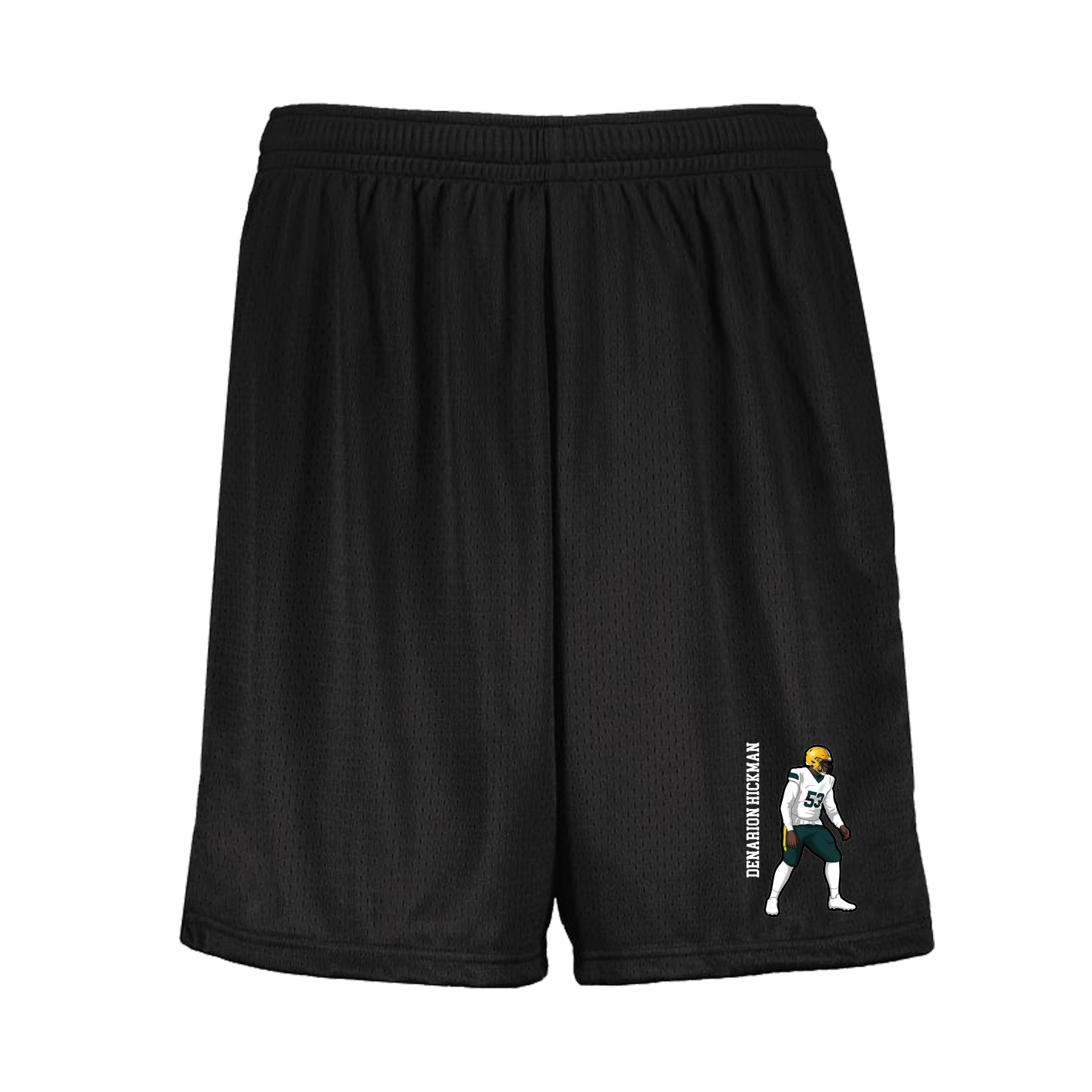 Shorts — Name Vertical in Black