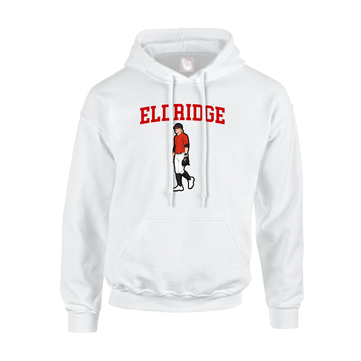 Hoodie — Shirsey in White