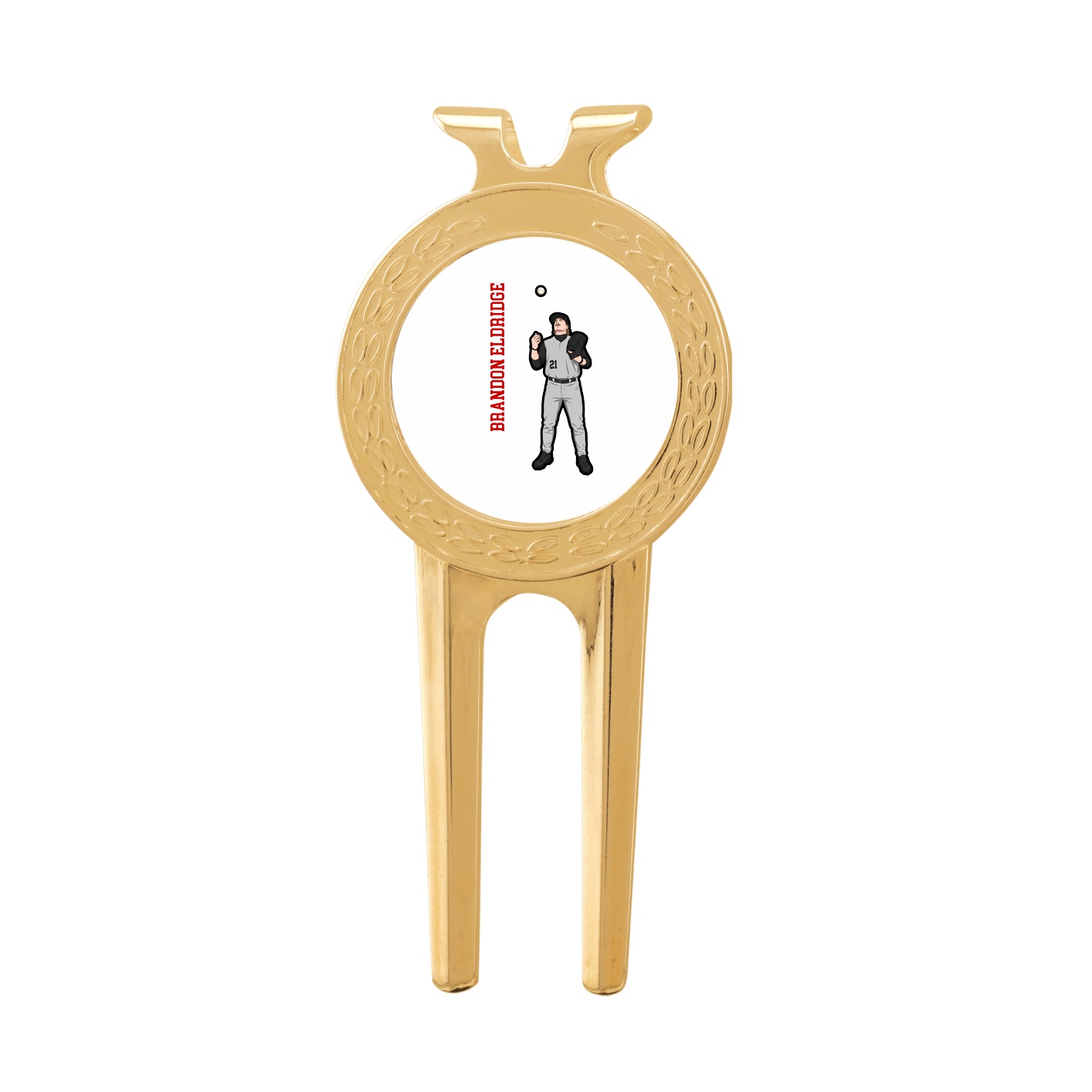 Divot Tool with Ball Marker — Name Vertical in Classic