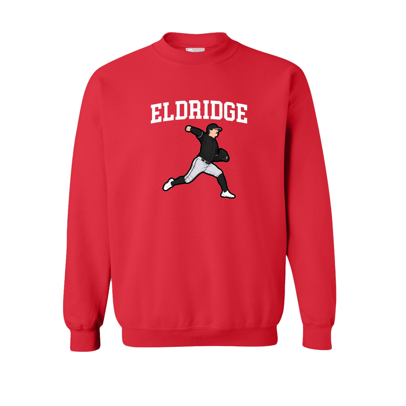 Fleece Crew — Shirsey in Red
