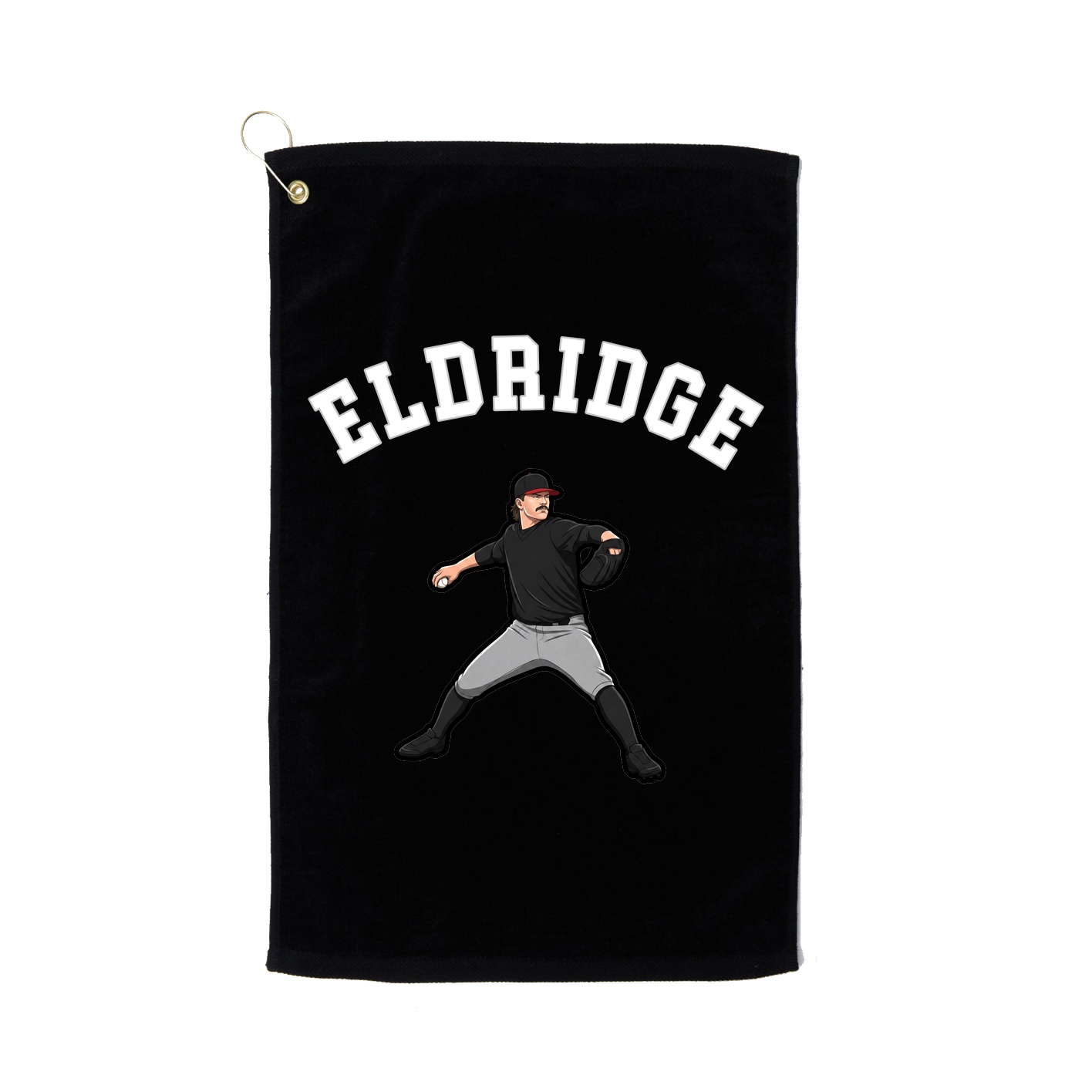 Golf Towel — Shirsey Arch in Black