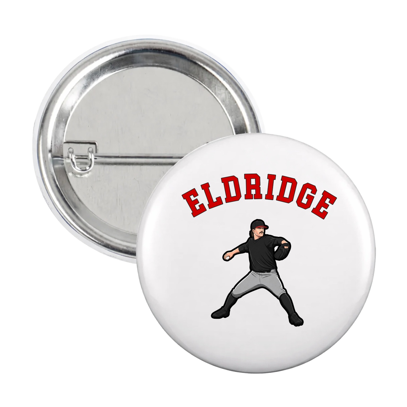 Game Day Button — Shirsey Arch in White