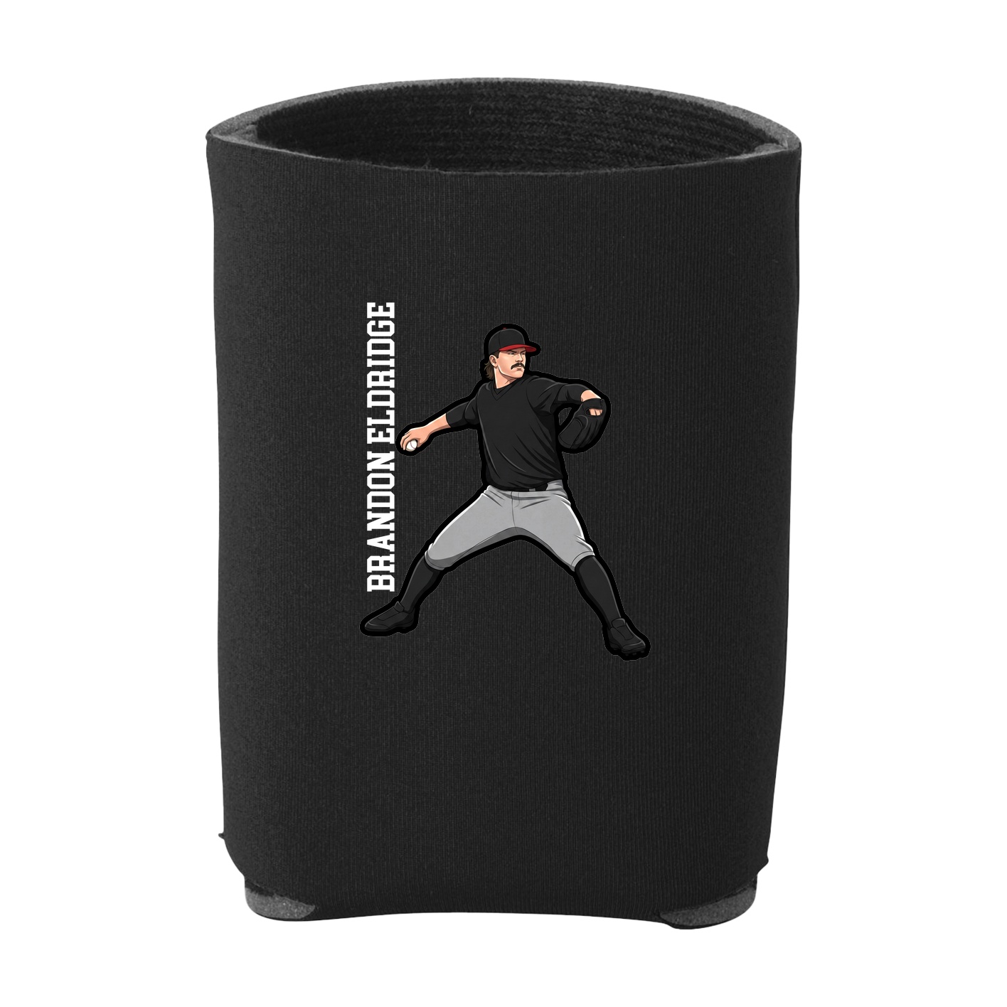 Can Holder — Name Vertical in Black