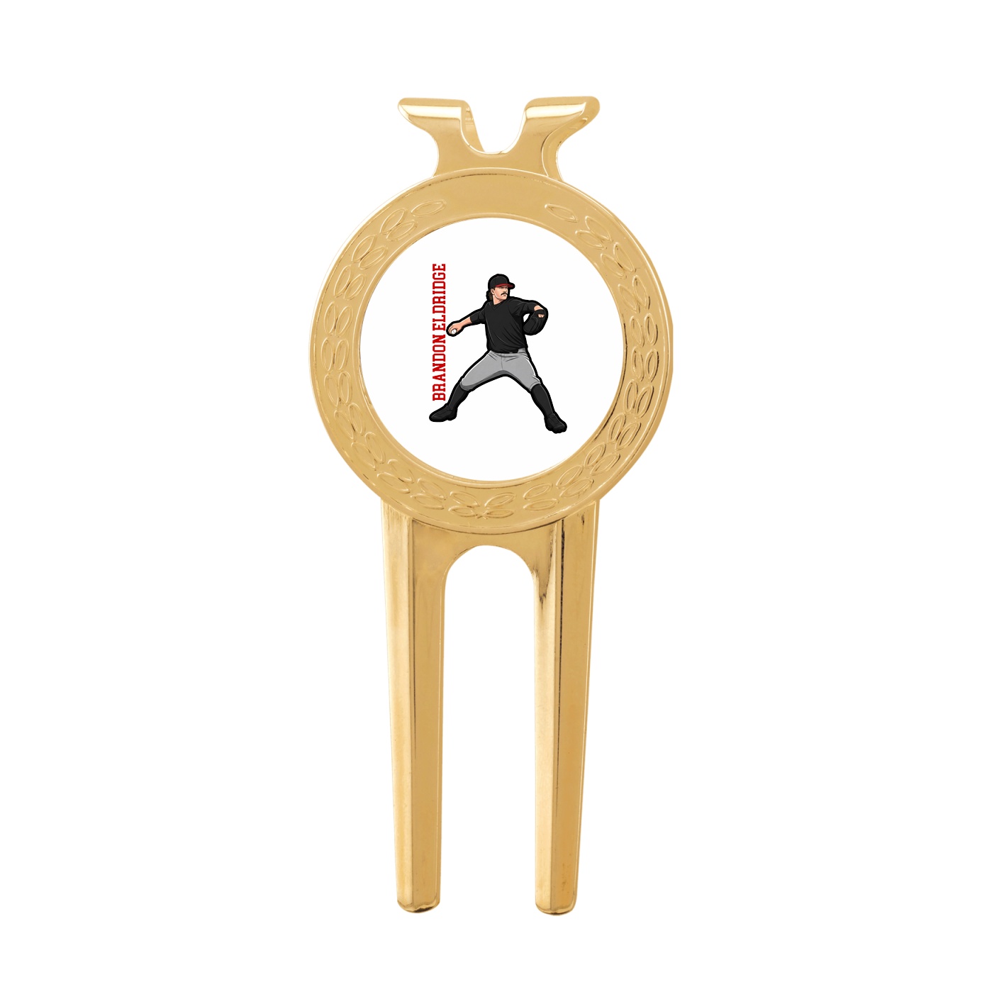 Divot Tool with Ball Marker — Name Vertical in Classic