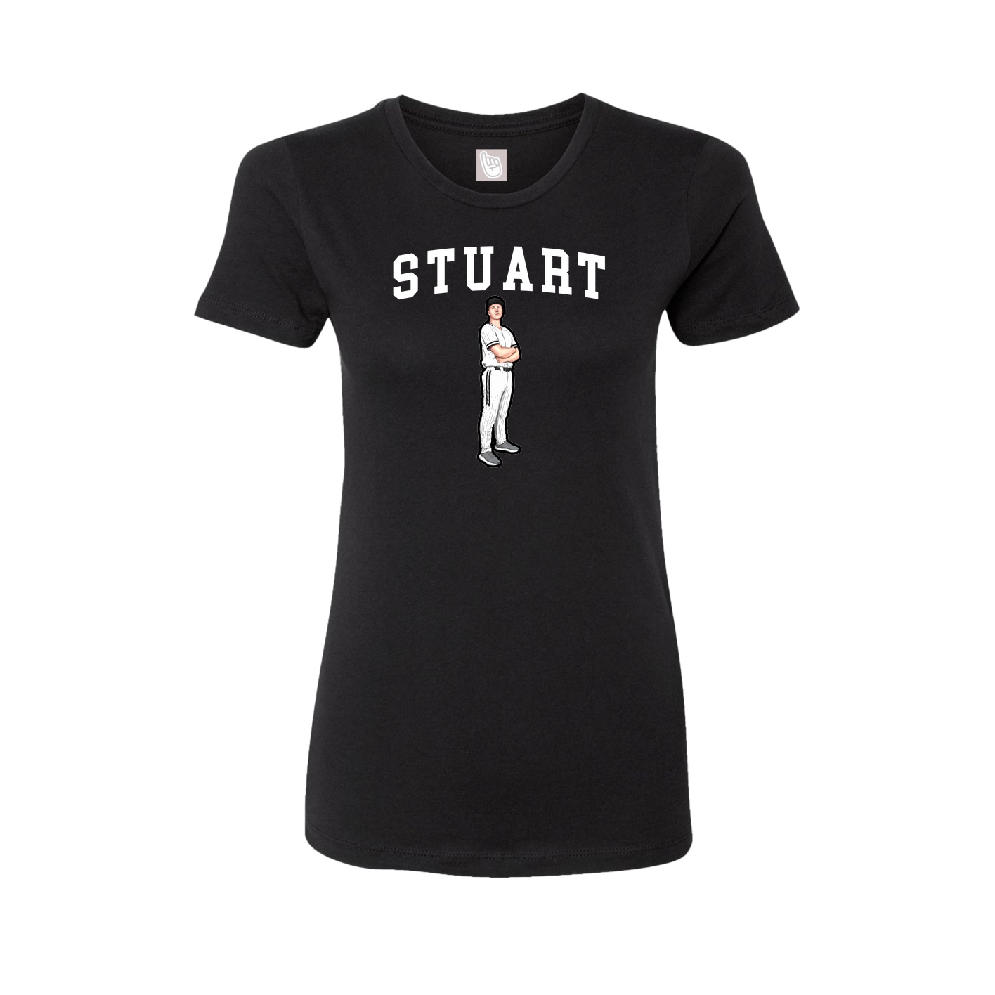 Fitted Women's Tee — Shirsey in Black