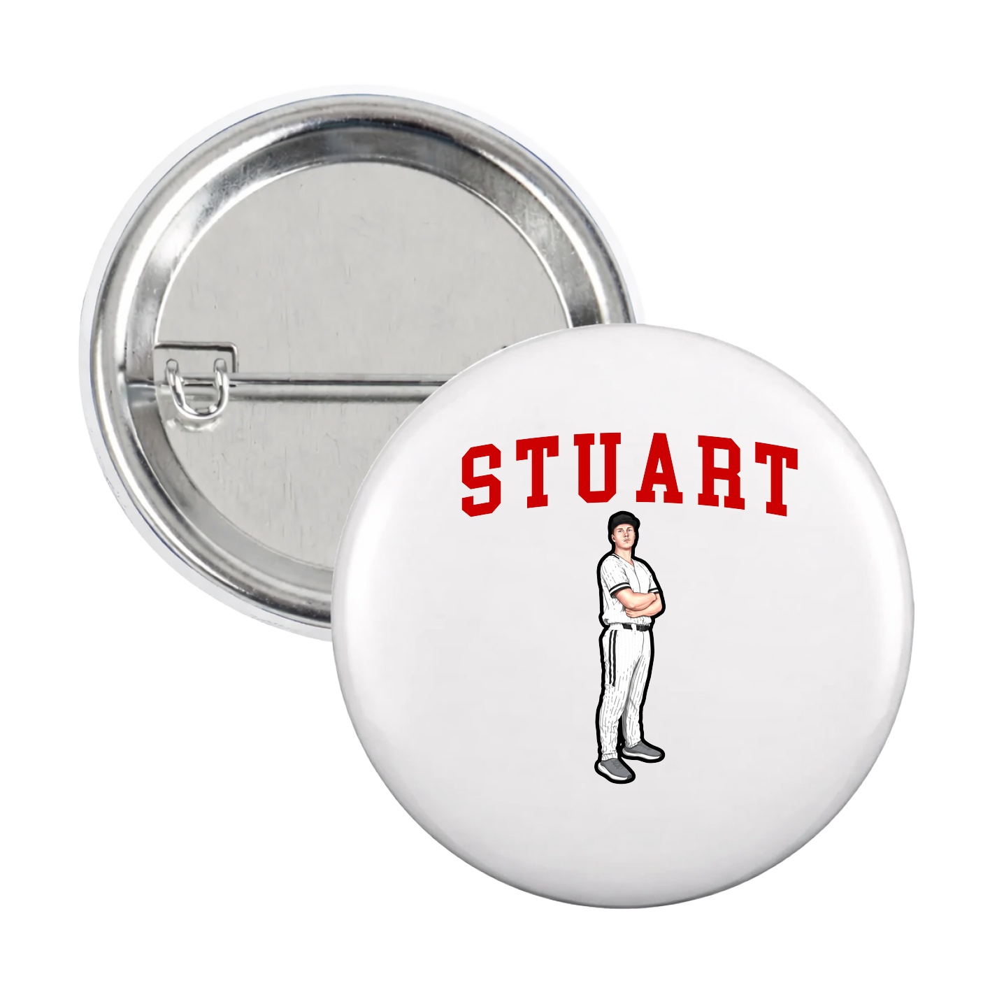 Game Day Button — Shirsey in White
