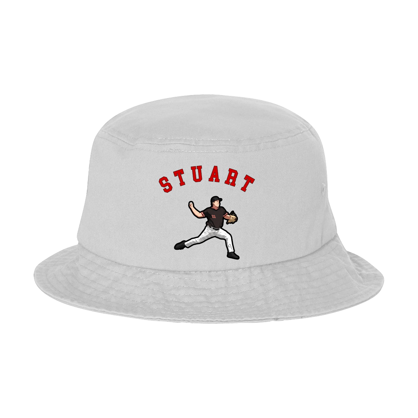 Bucket Cap — Shirsey Arch in White
