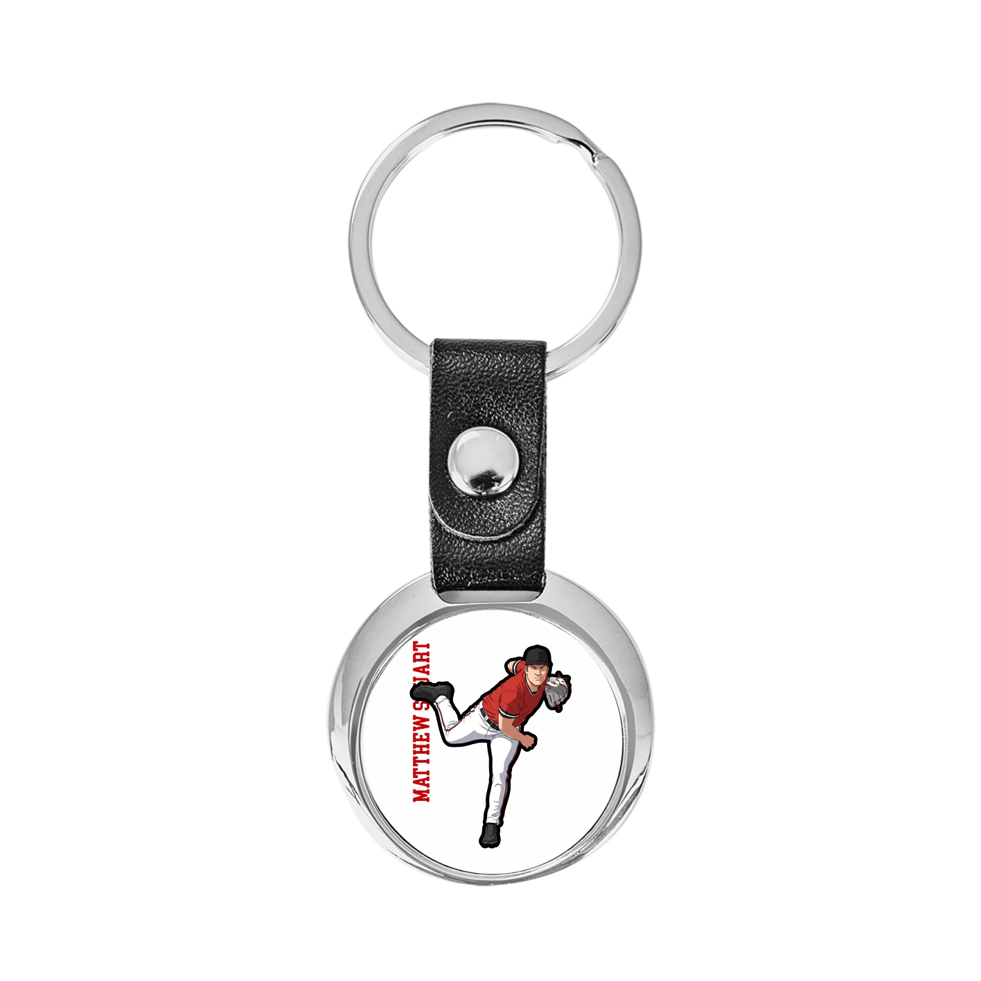 Key Chain — Name Vertical in Classic