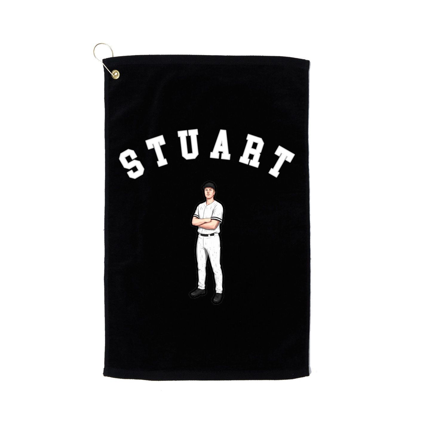 Golf Towel — Shirsey Arch in Black