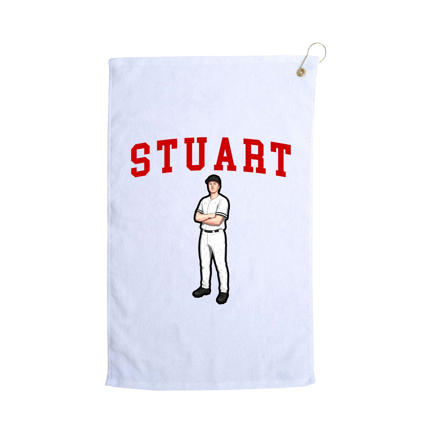 Golf Towel — Shirsey in White