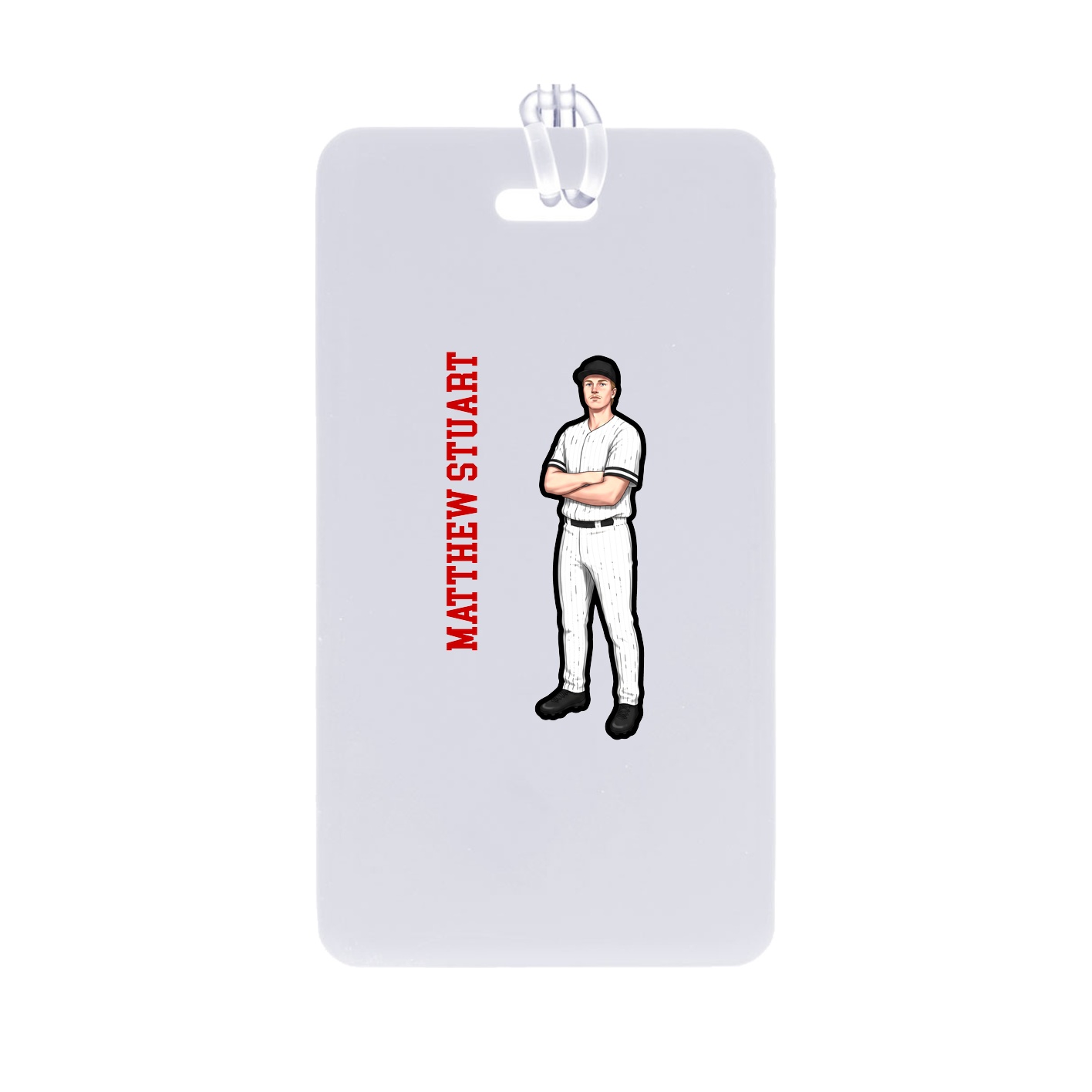 Bag Tag — Name Vertical in Classic