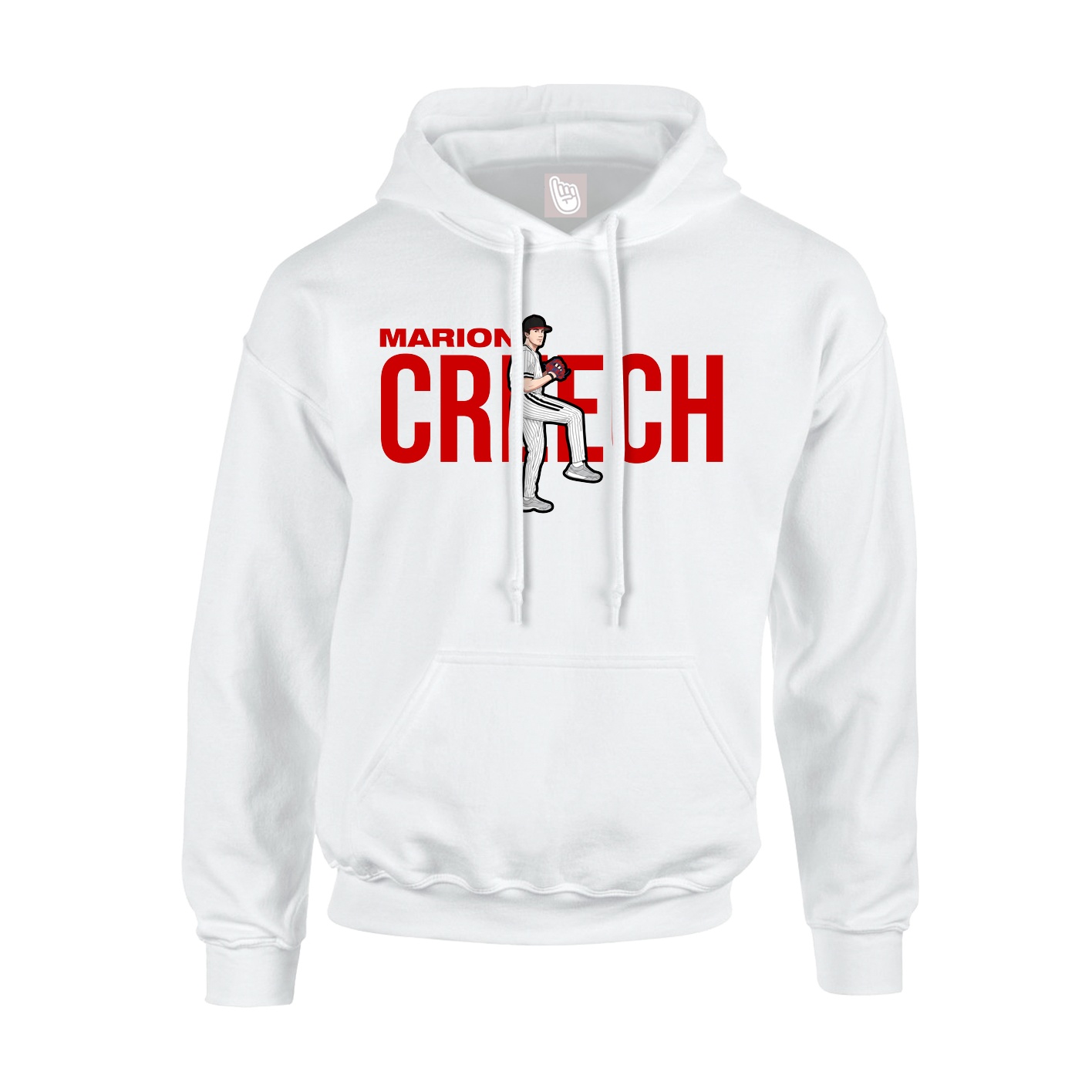 Hoodie — Player Name in White