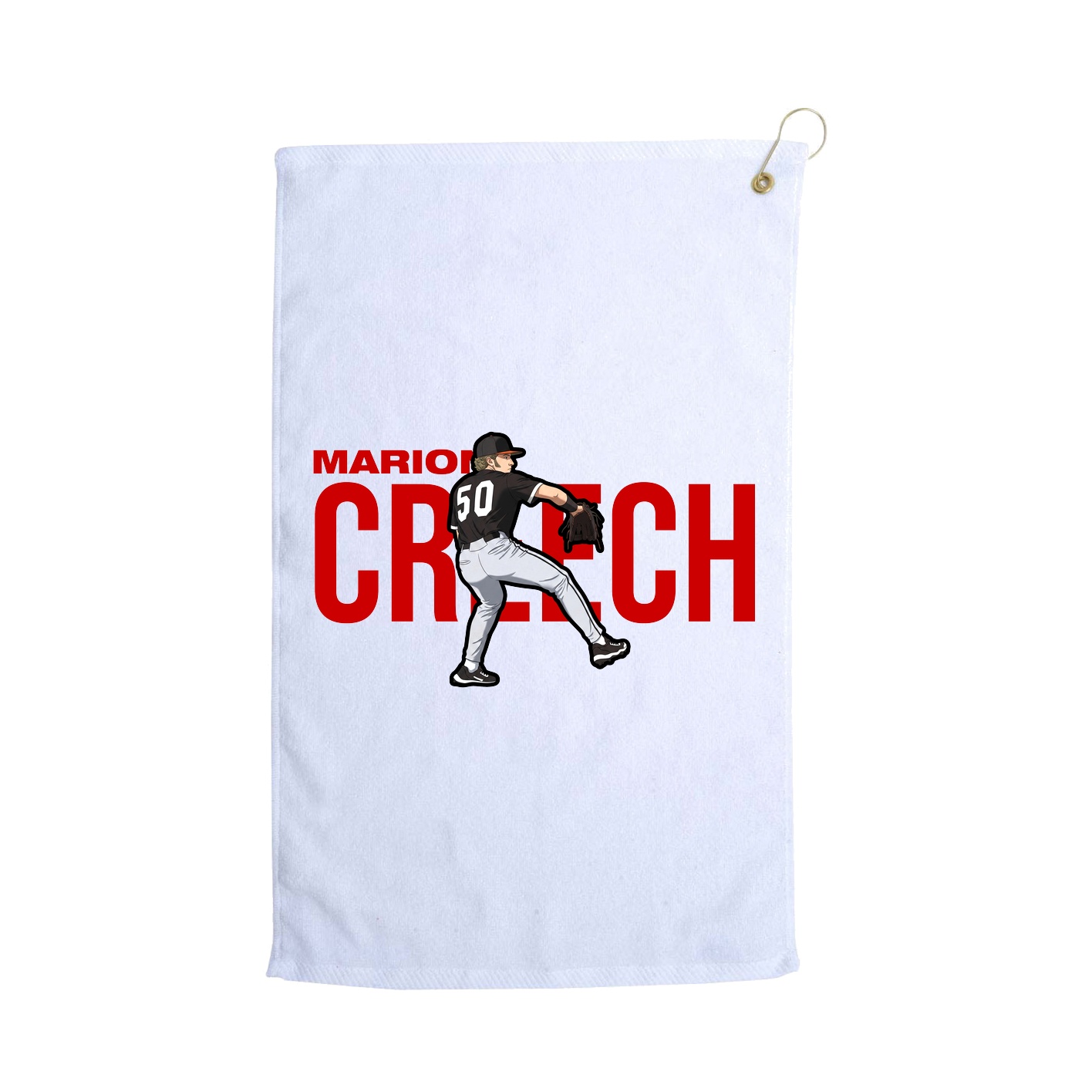 Golf Towel — Player Name in White