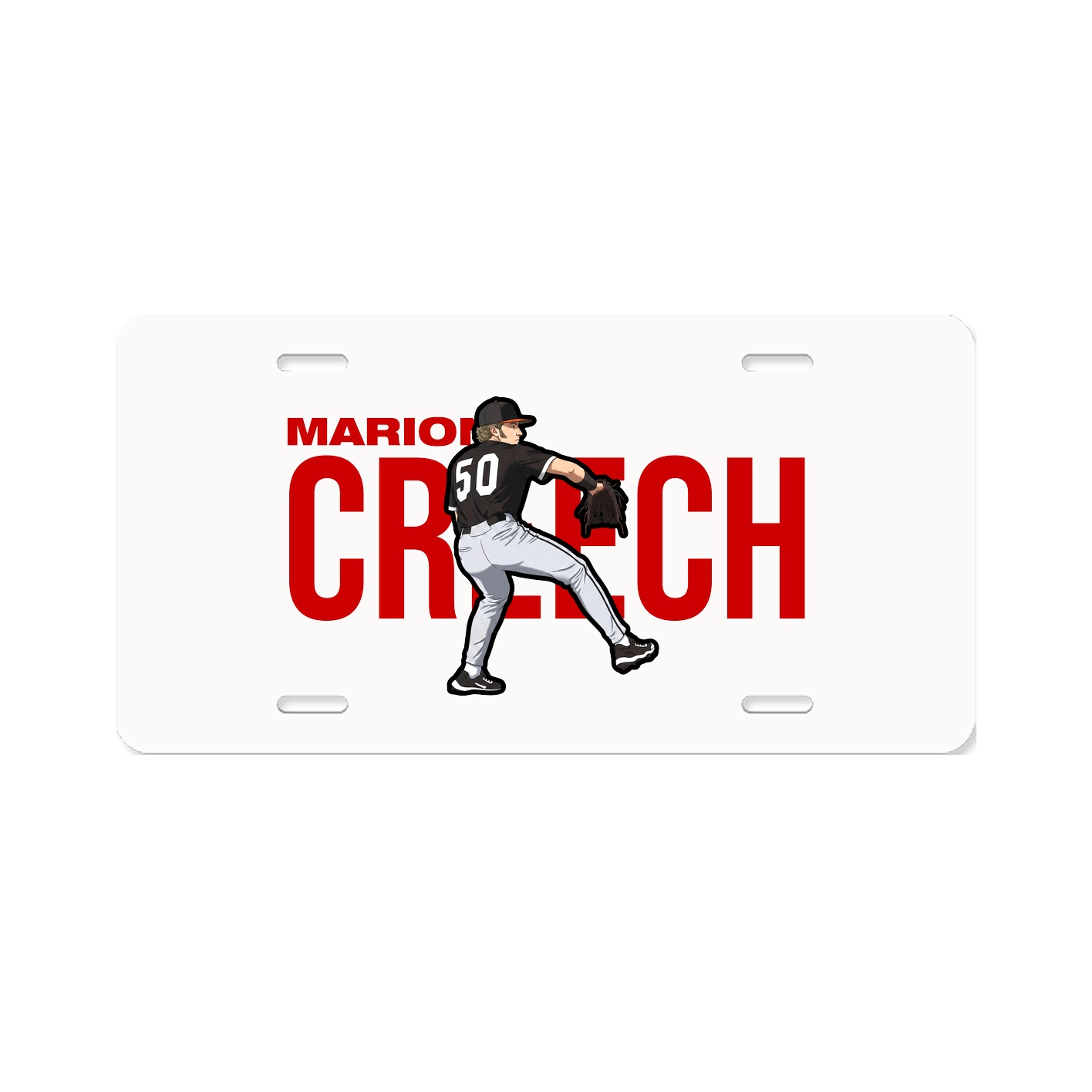 License Plate — Player Name in Classic