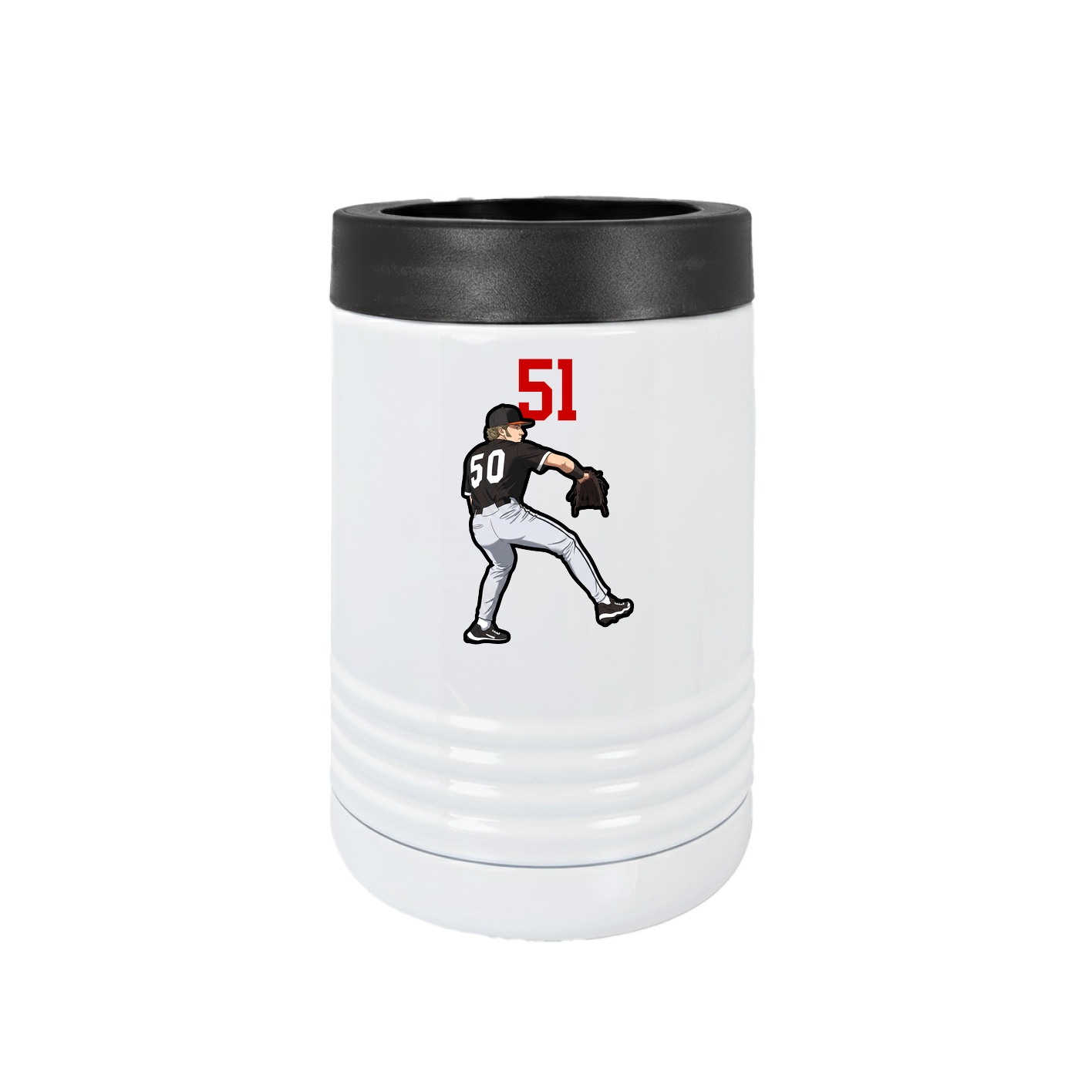 Beverage Holder — Number Top in White