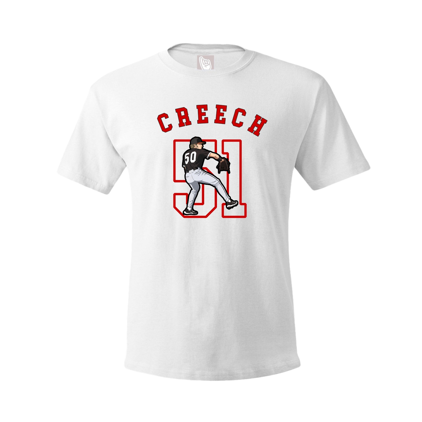 Tee — Shirsey Arch in White