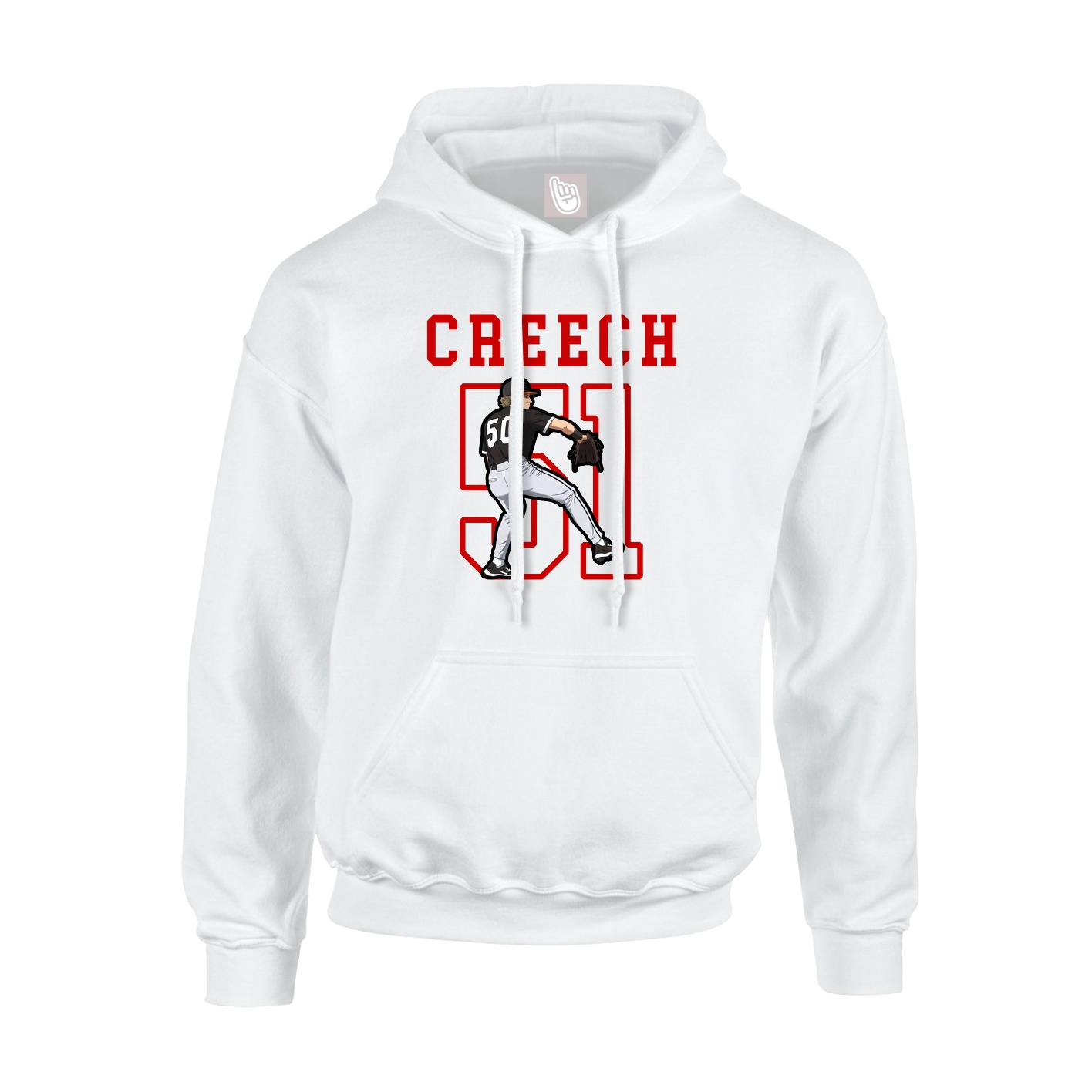 Youth Hoodie — Shirsey in White