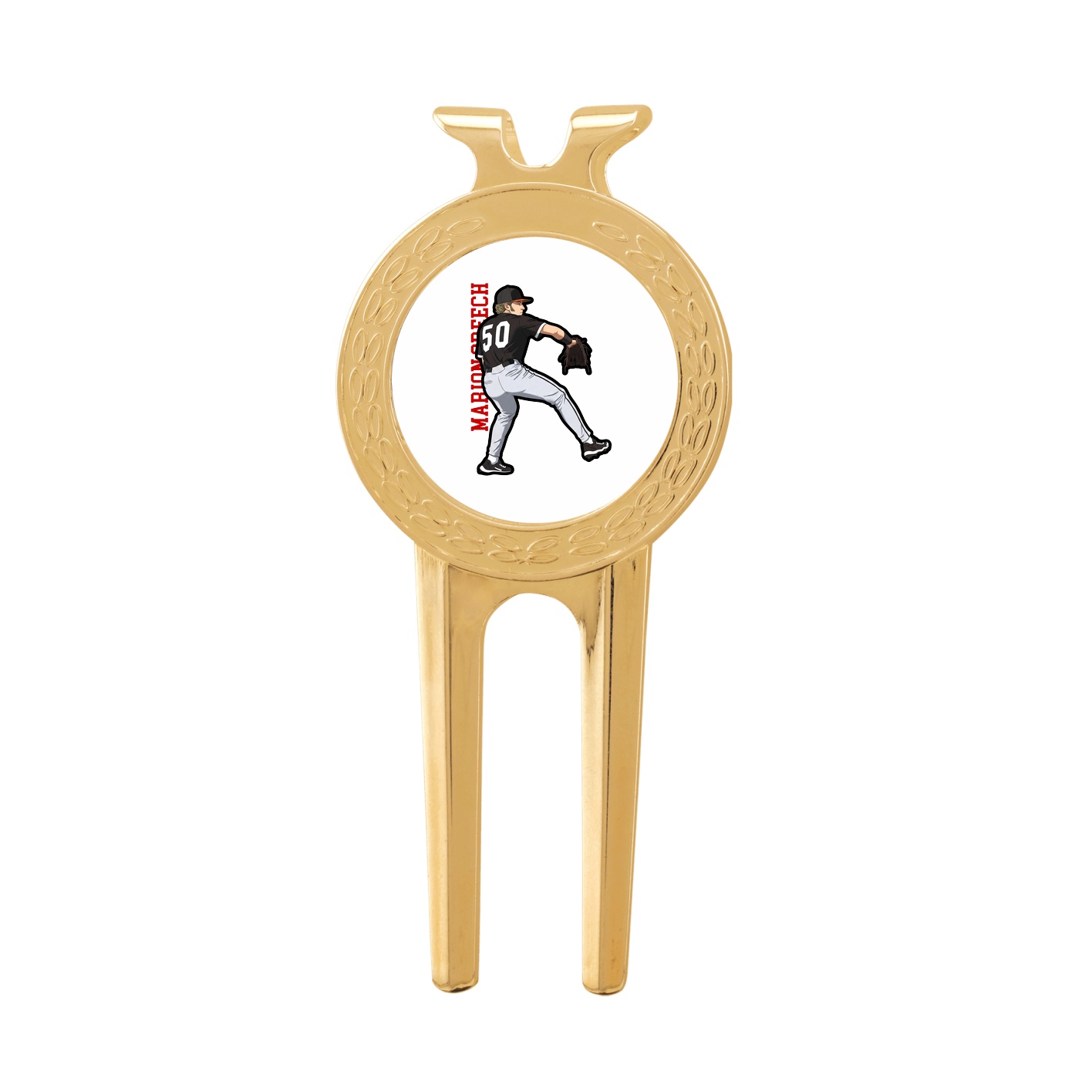 Divot Tool with Ball Marker — Name Vertical in Classic