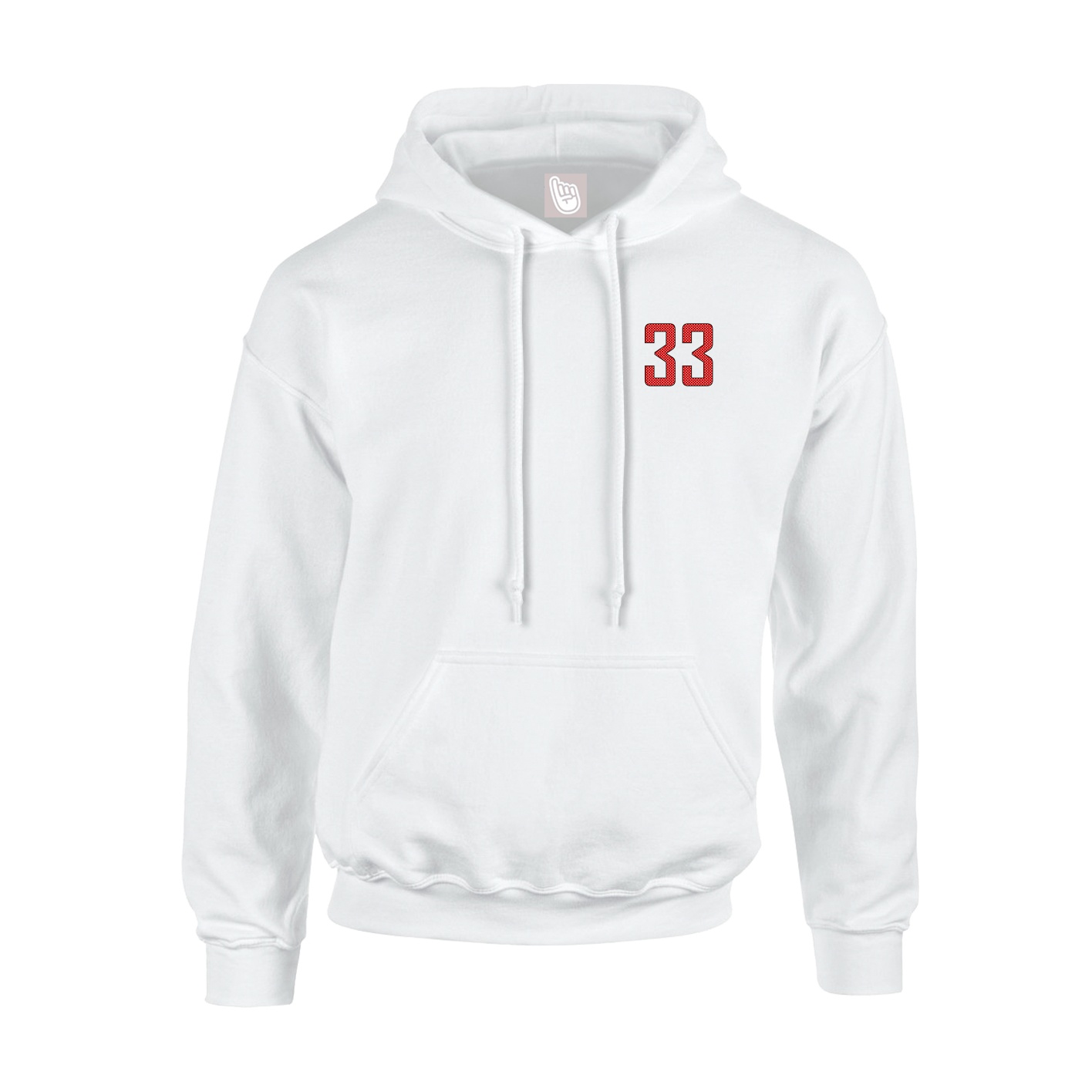 Youth Hoodie — Front Shirsy in White