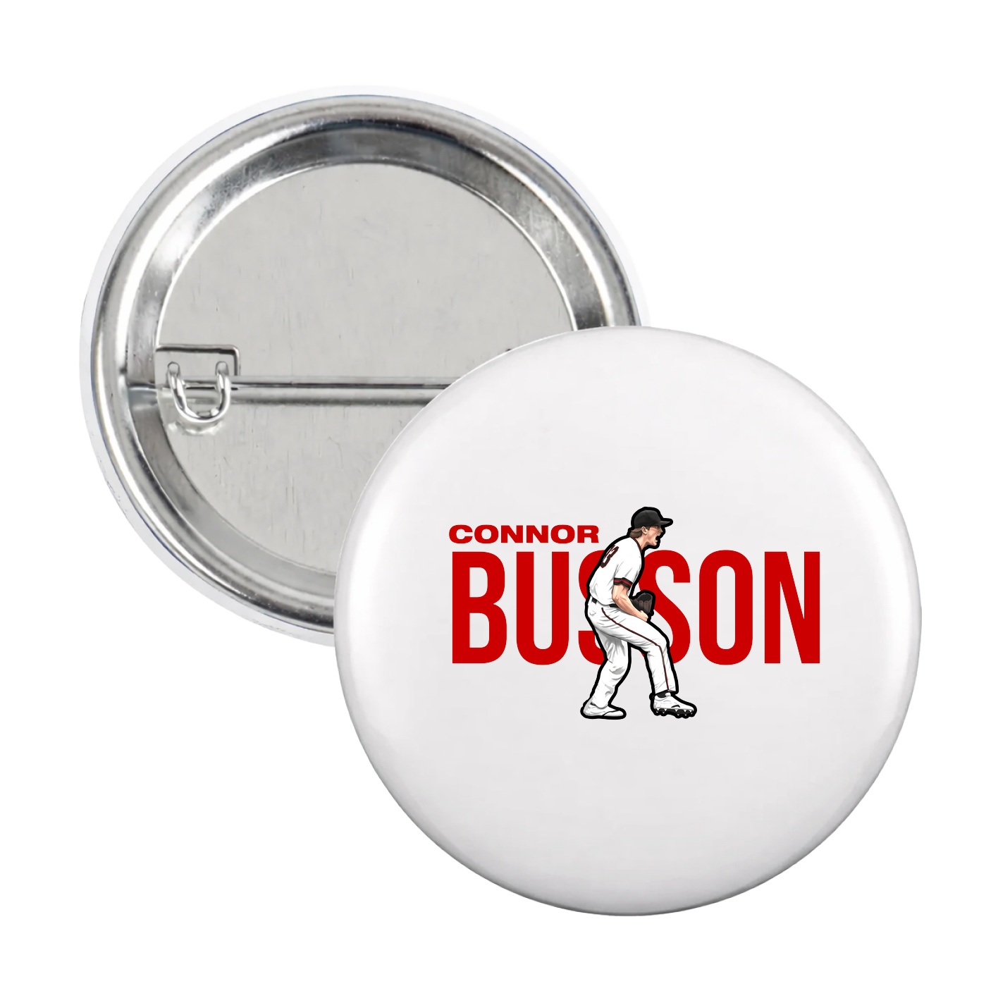 Game Day Button — Player Name in White