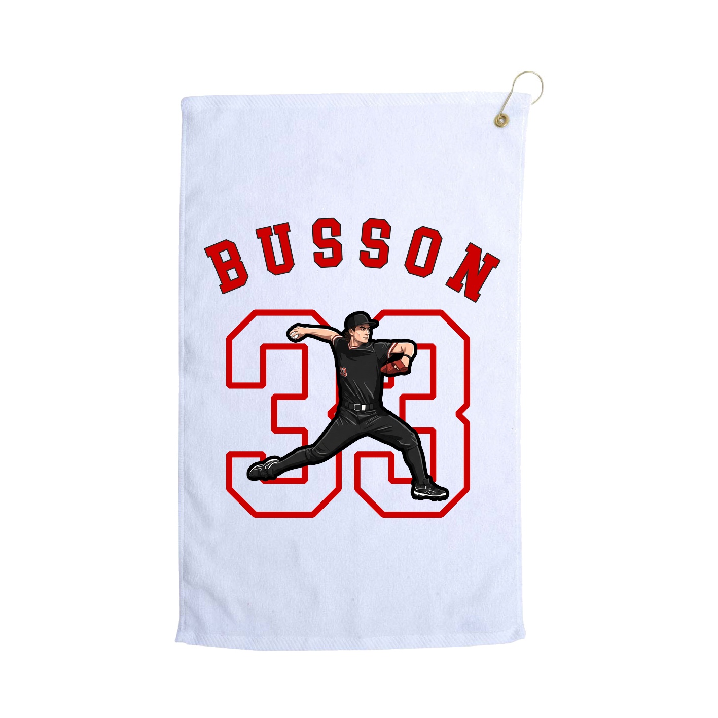 Golf Towel — Shirsey Arch in White