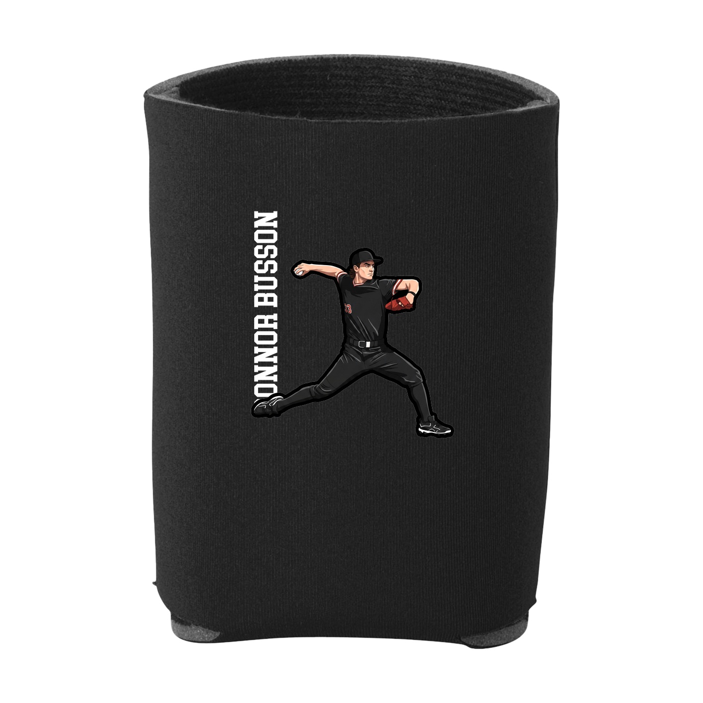 Can Holder — Name Vertical in Black