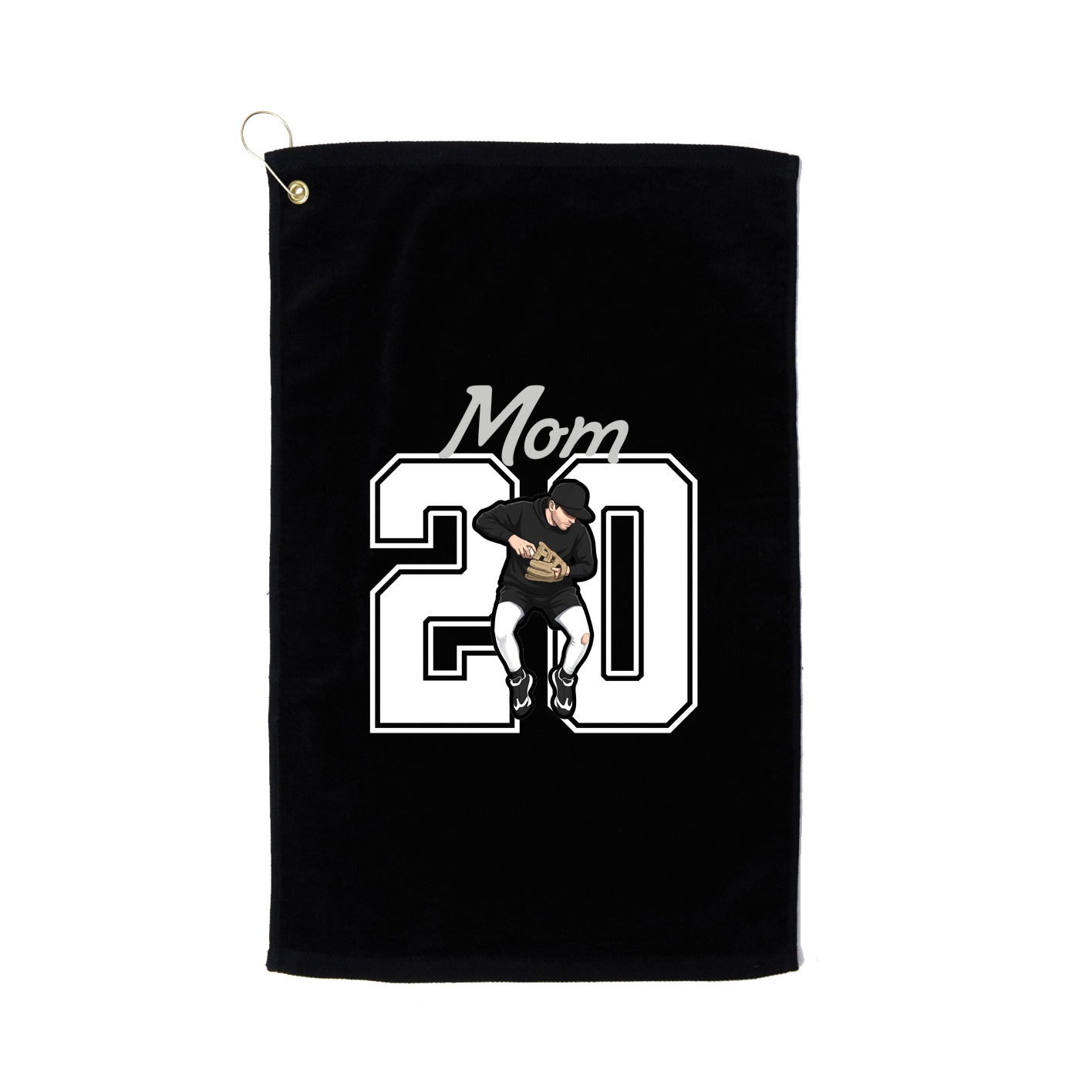 Golf Towel — Mothers Day Shirsey in Black