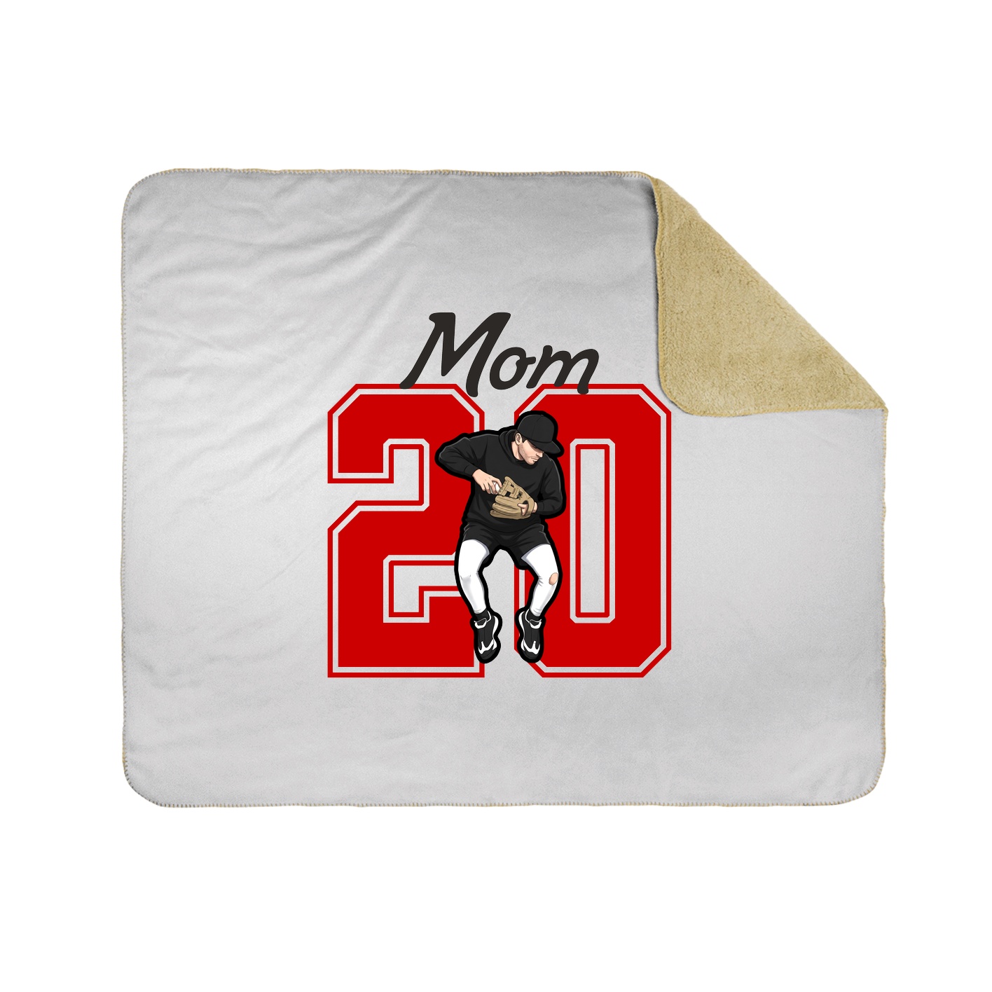 Throw Blanket — Mothers Day Shirsey in White