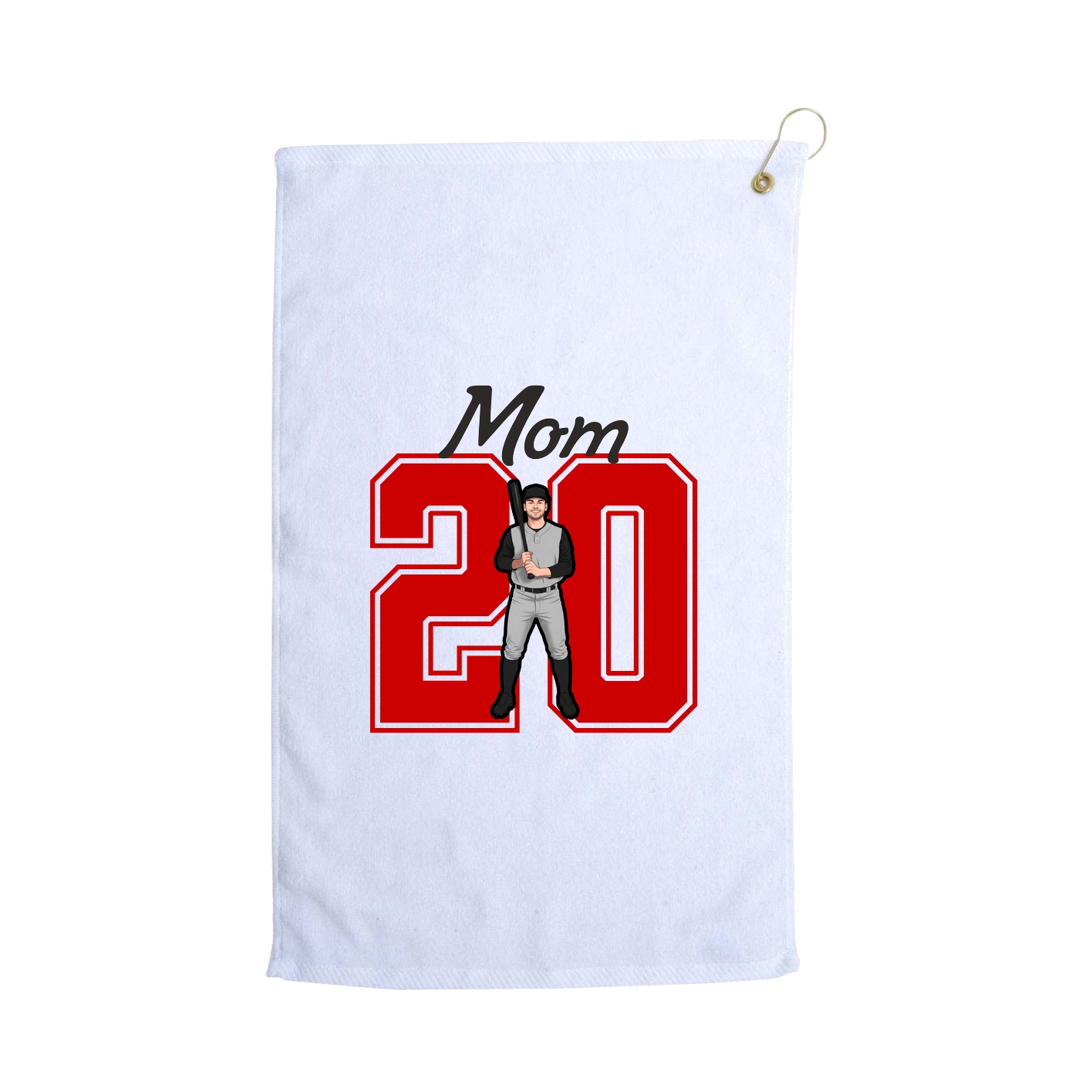 Golf Towel — Mothers Day Shirsey in White