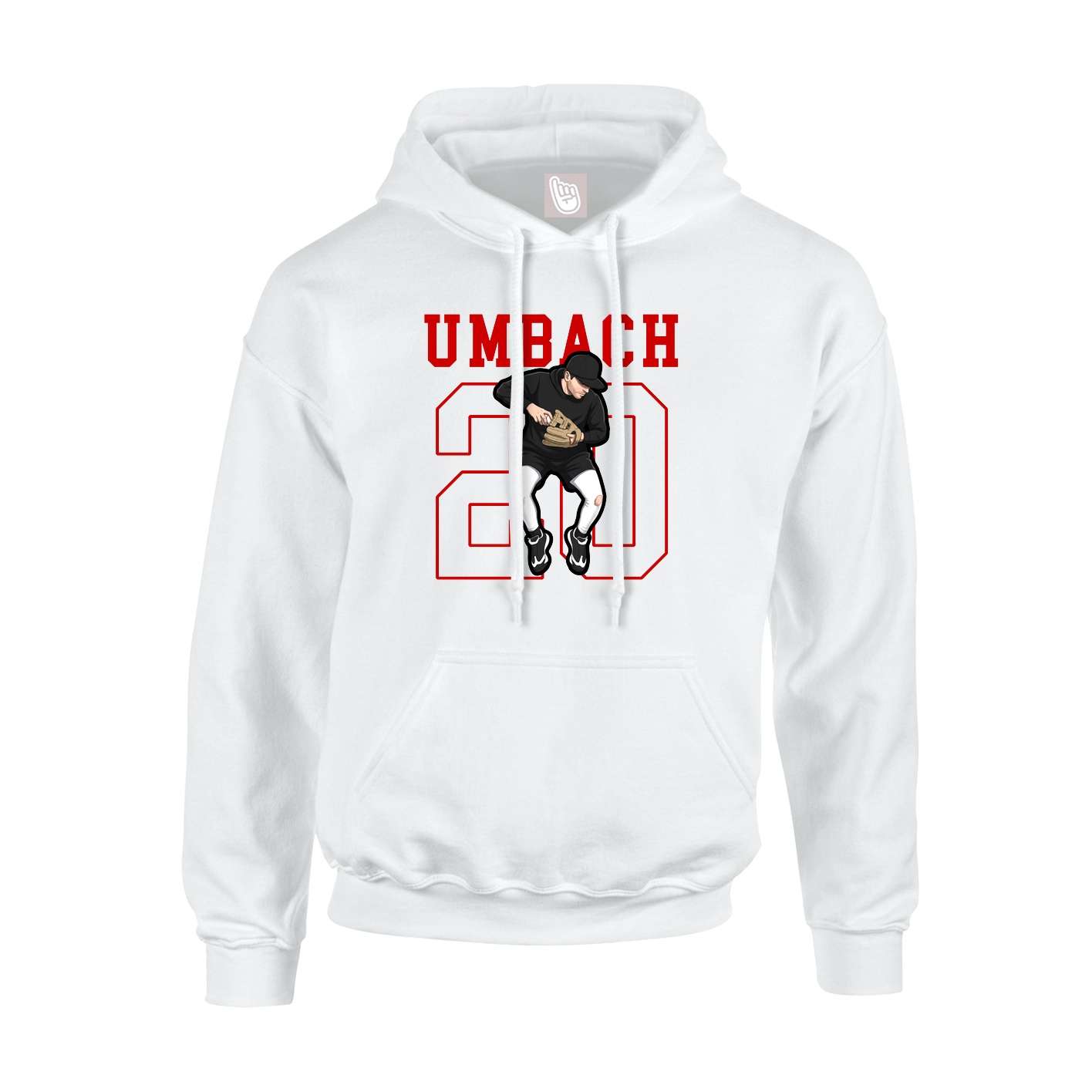 Hoodie — Shirsey in White