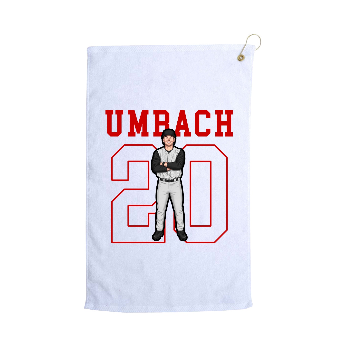 Golf Towel — Shirsey in White