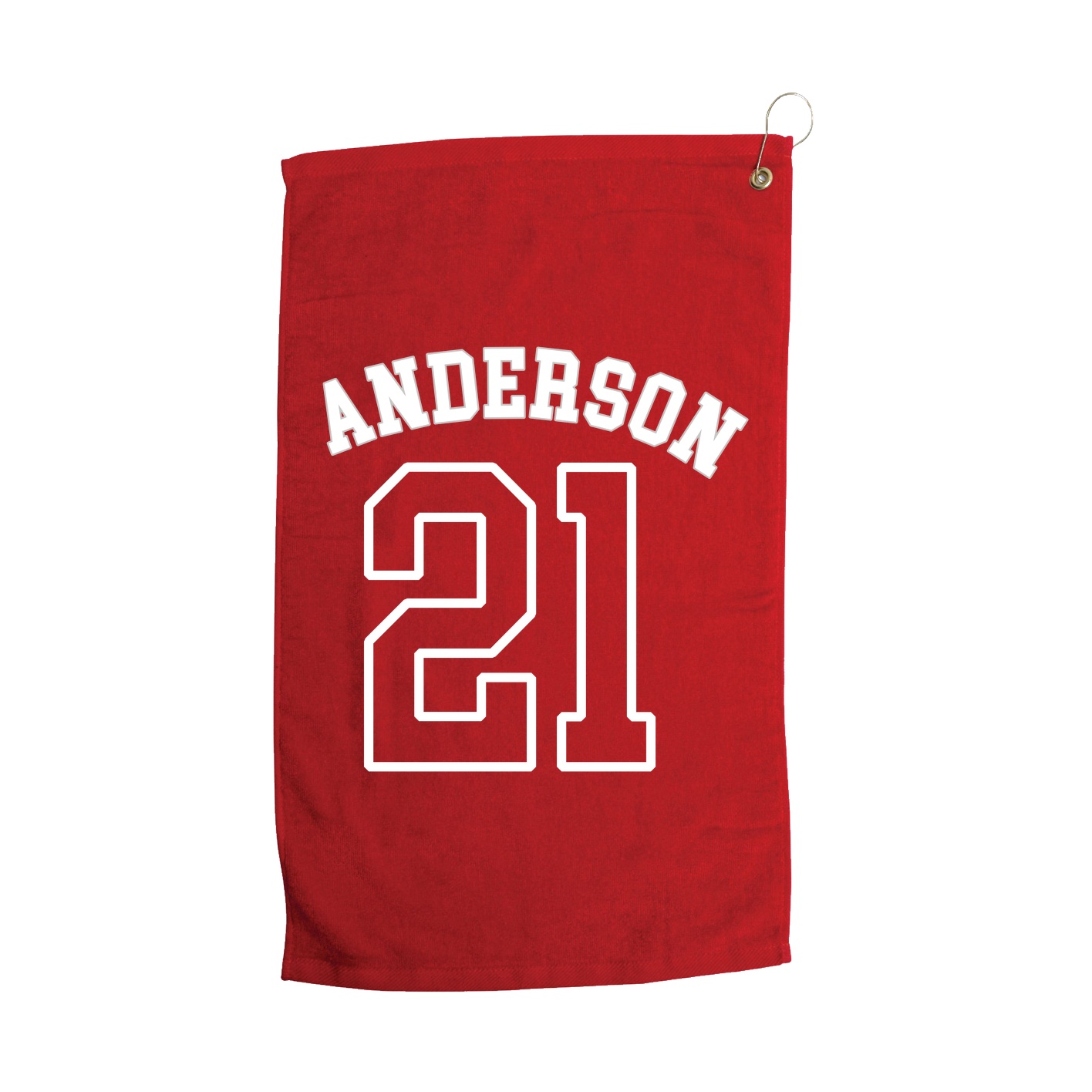 Golf Towel — Shirsey Arch in Red