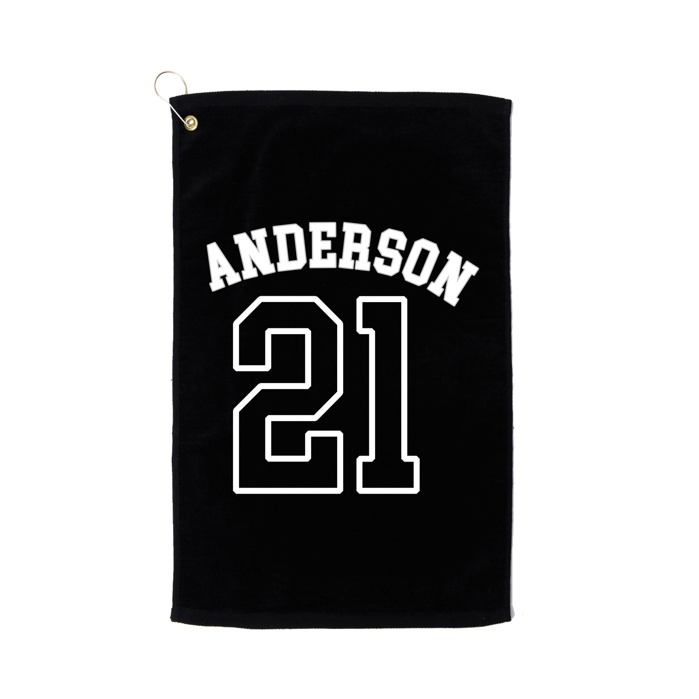Golf Towel — Shirsey Arch in Black