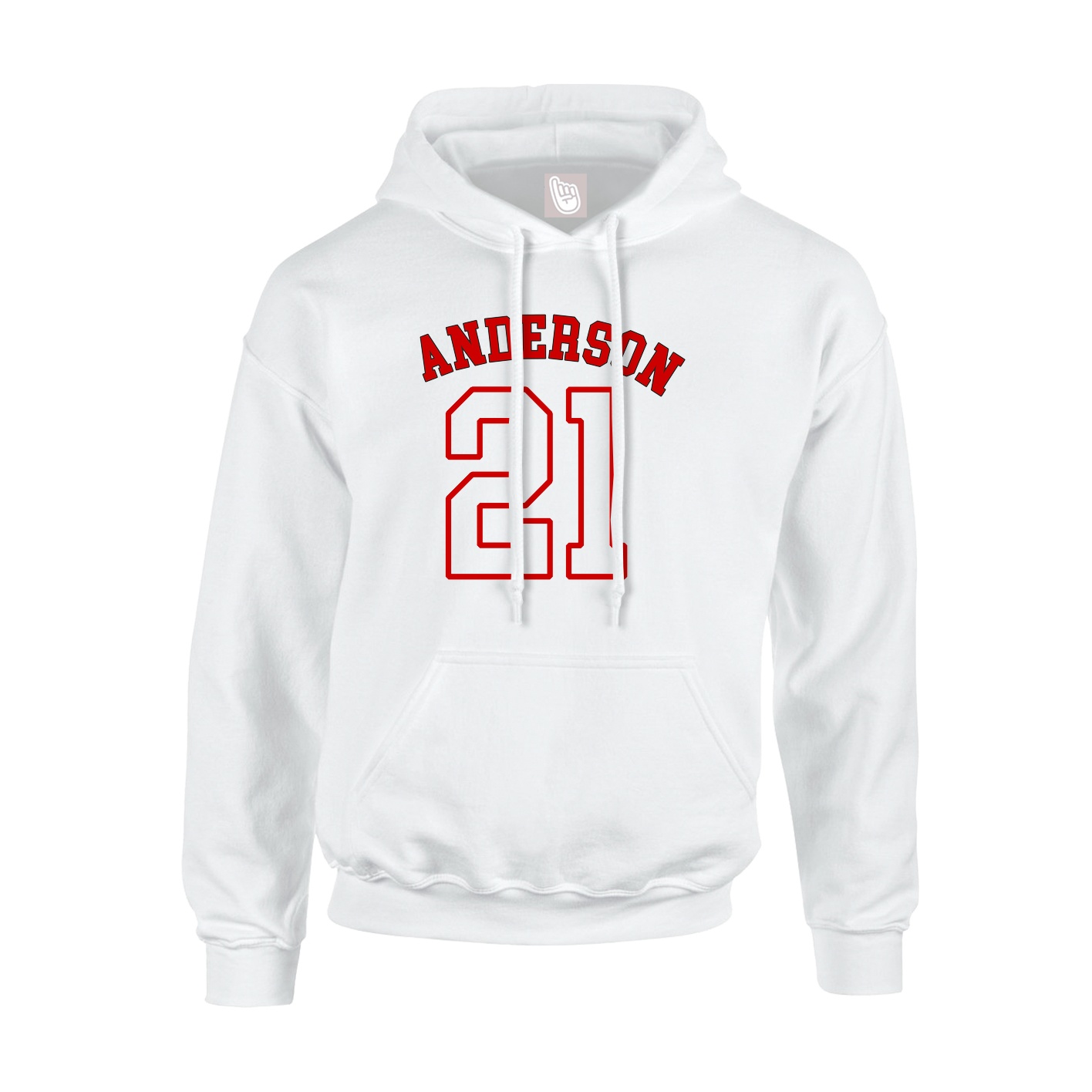 Hoodie — Shirsey Arch in White
