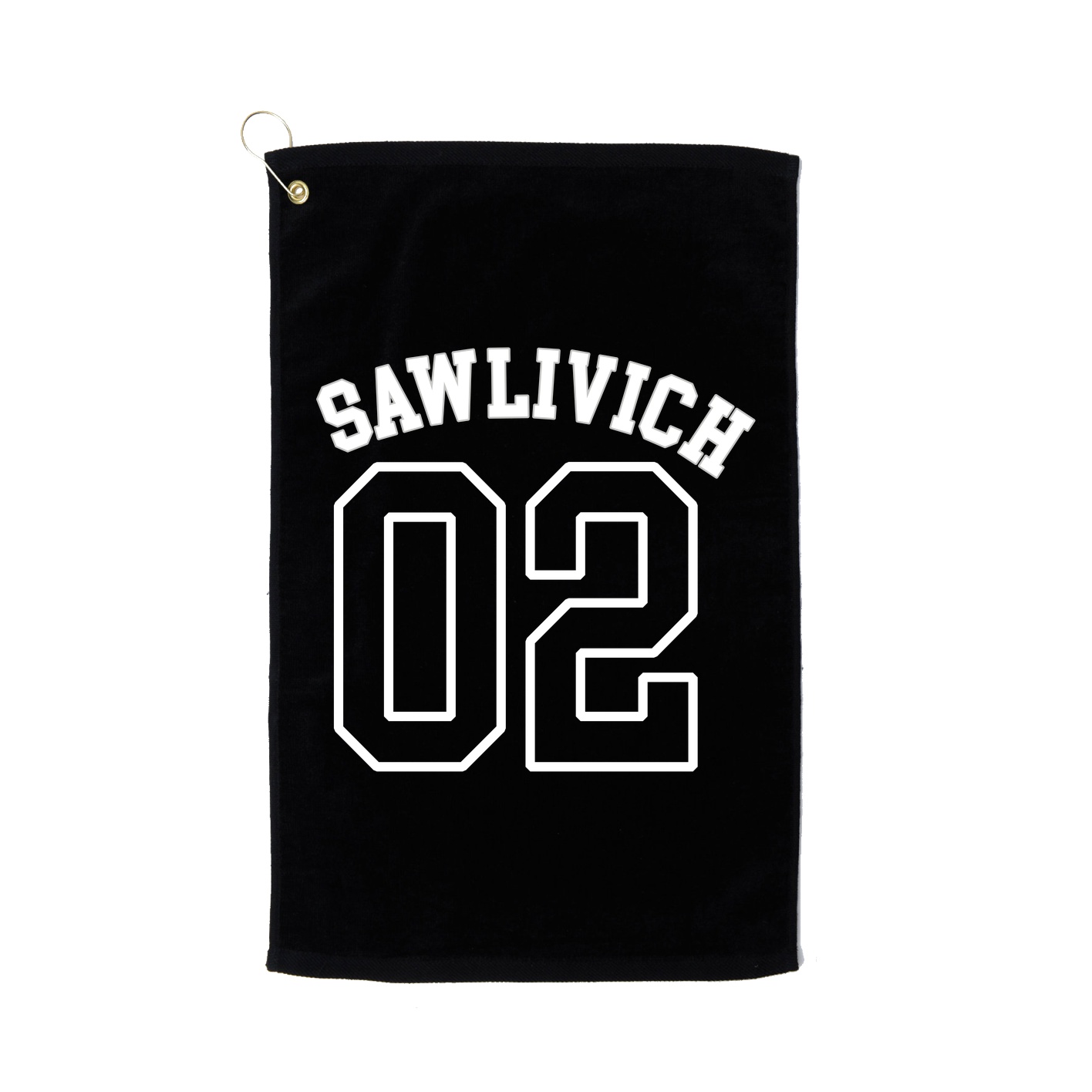 Golf Towel — Shirsey Arch in Black