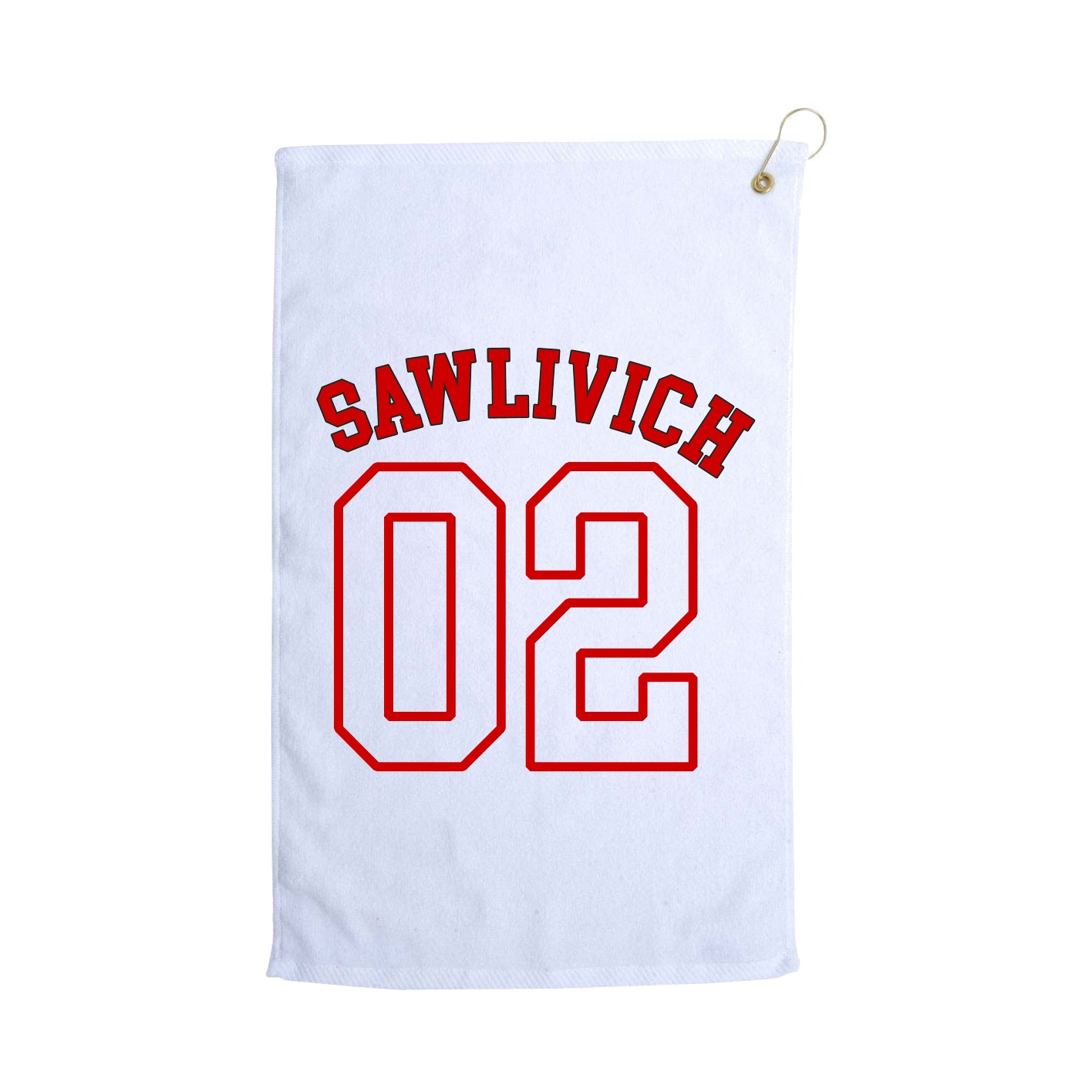 Golf Towel — Shirsey Arch in White