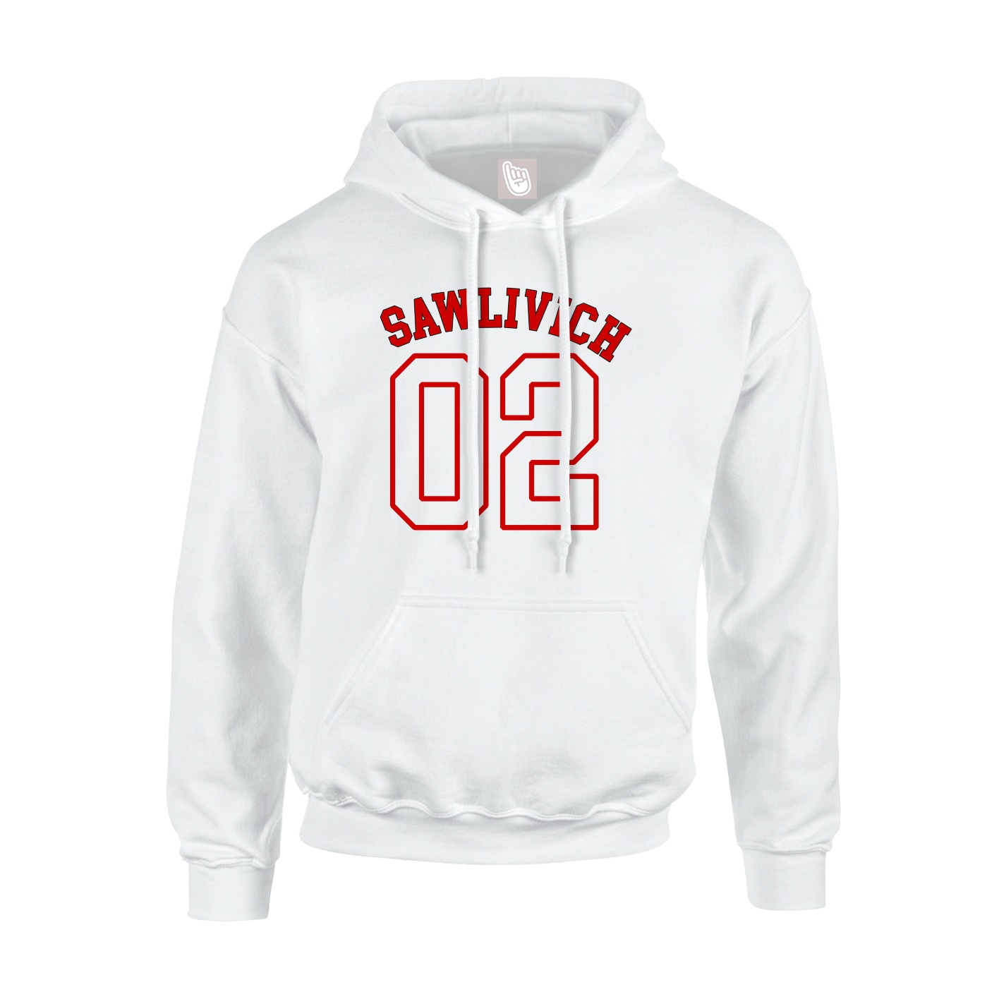 Hoodie — Shirsey Arch in White