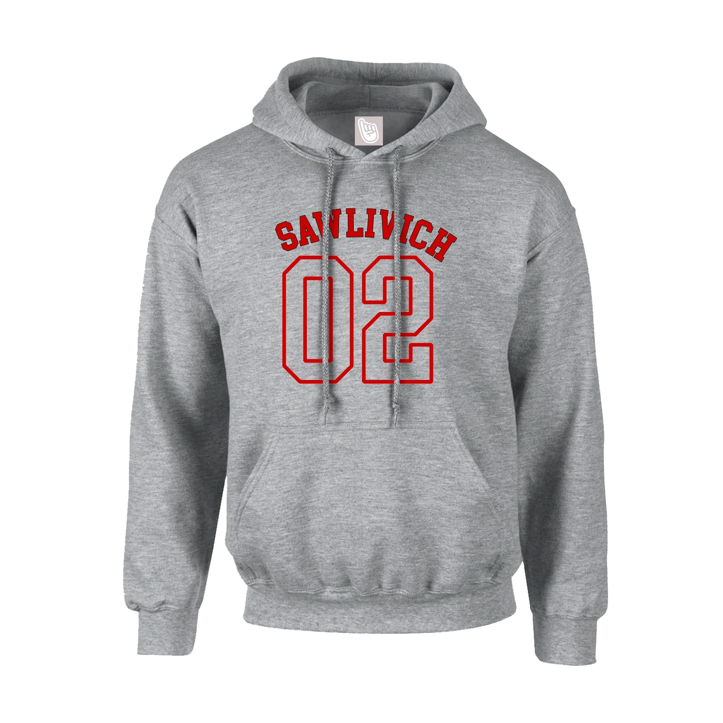 Youth Hoodie — Shirsey Arch in Grey