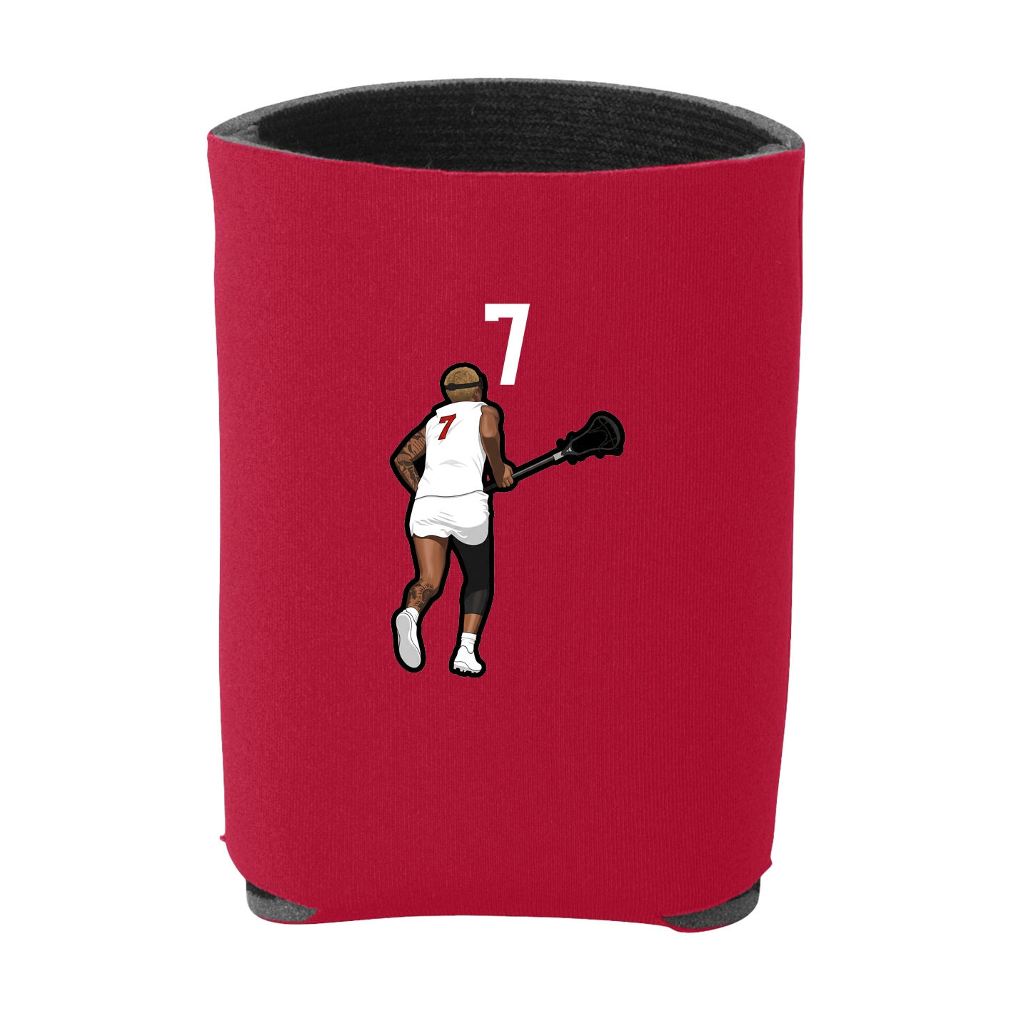Can Holder — Number Top in Red