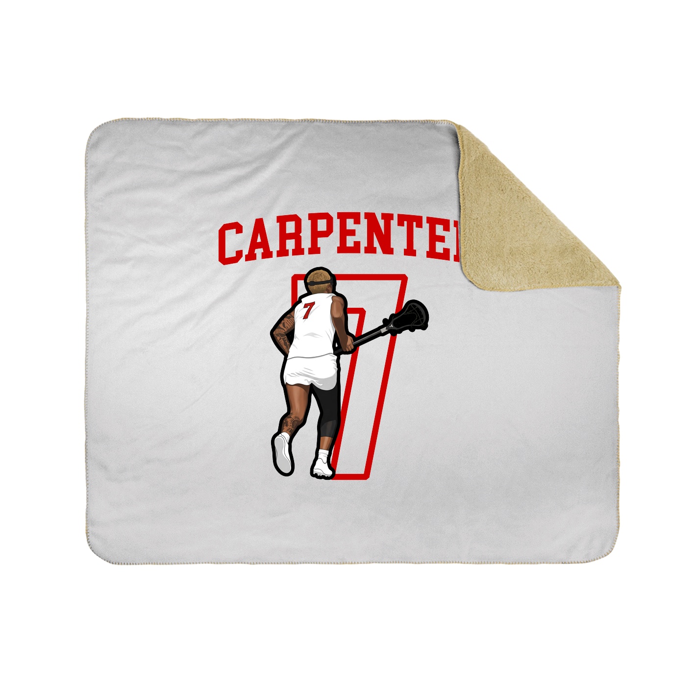 Throw Blanket — Shirsey in White