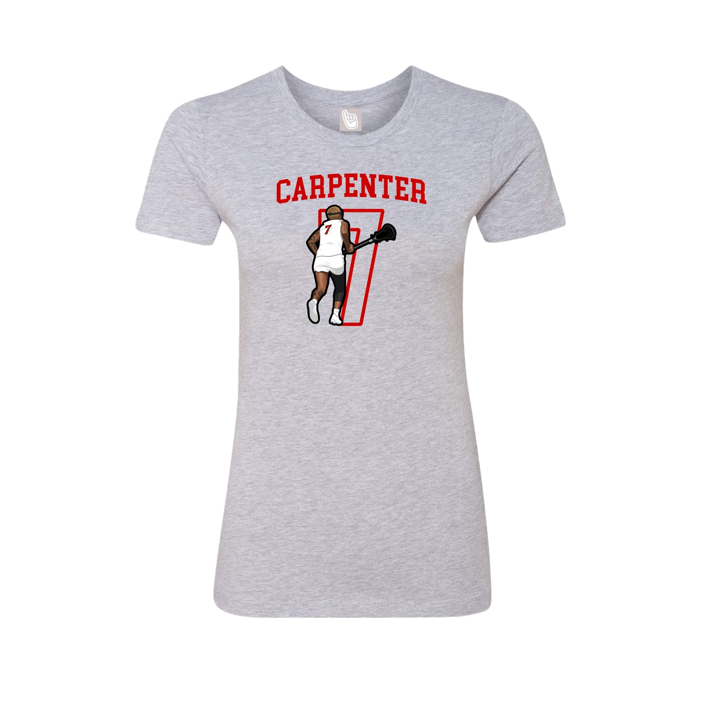 Fitted Women's Tee — Shirsey in Grey