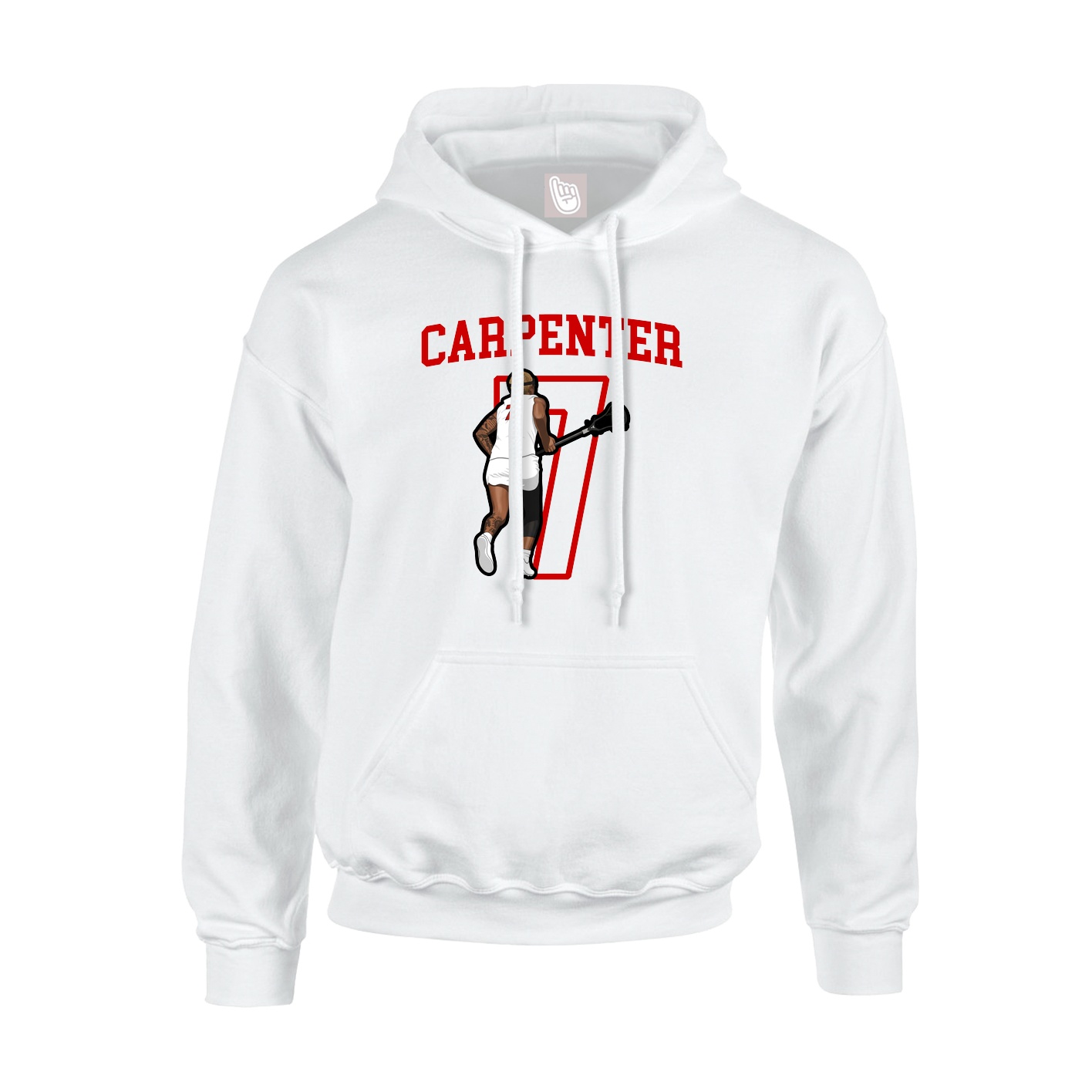 Youth Hoodie — Shirsey in White