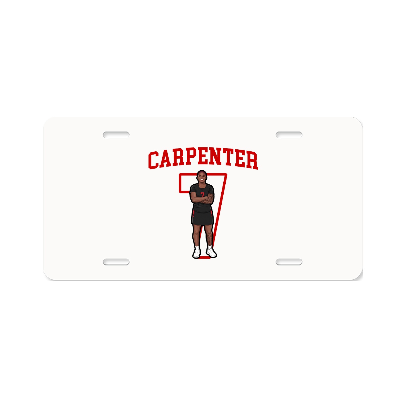 License Plate — Shirsey in Classic