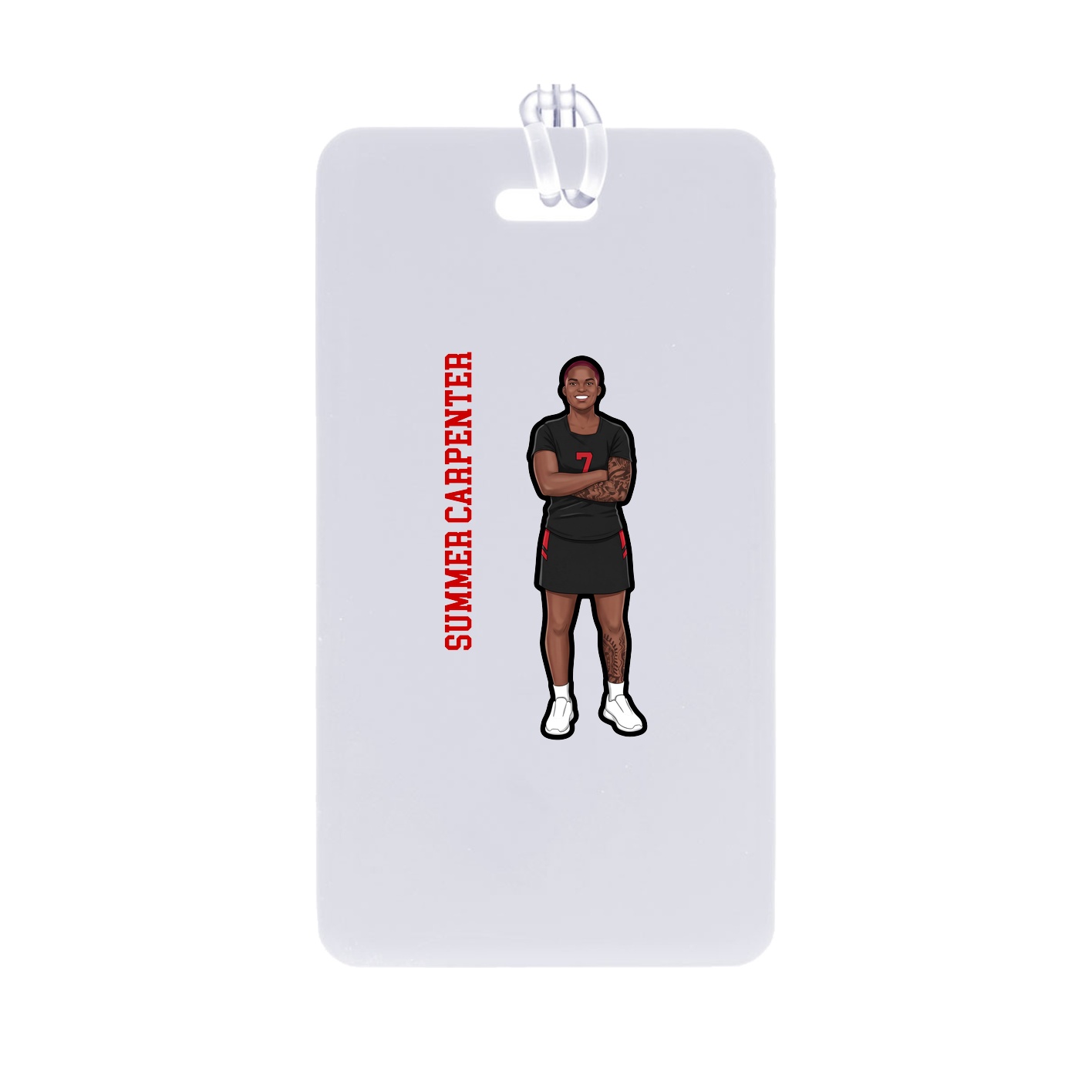 Bag Tag — Name Vertical in Classic
